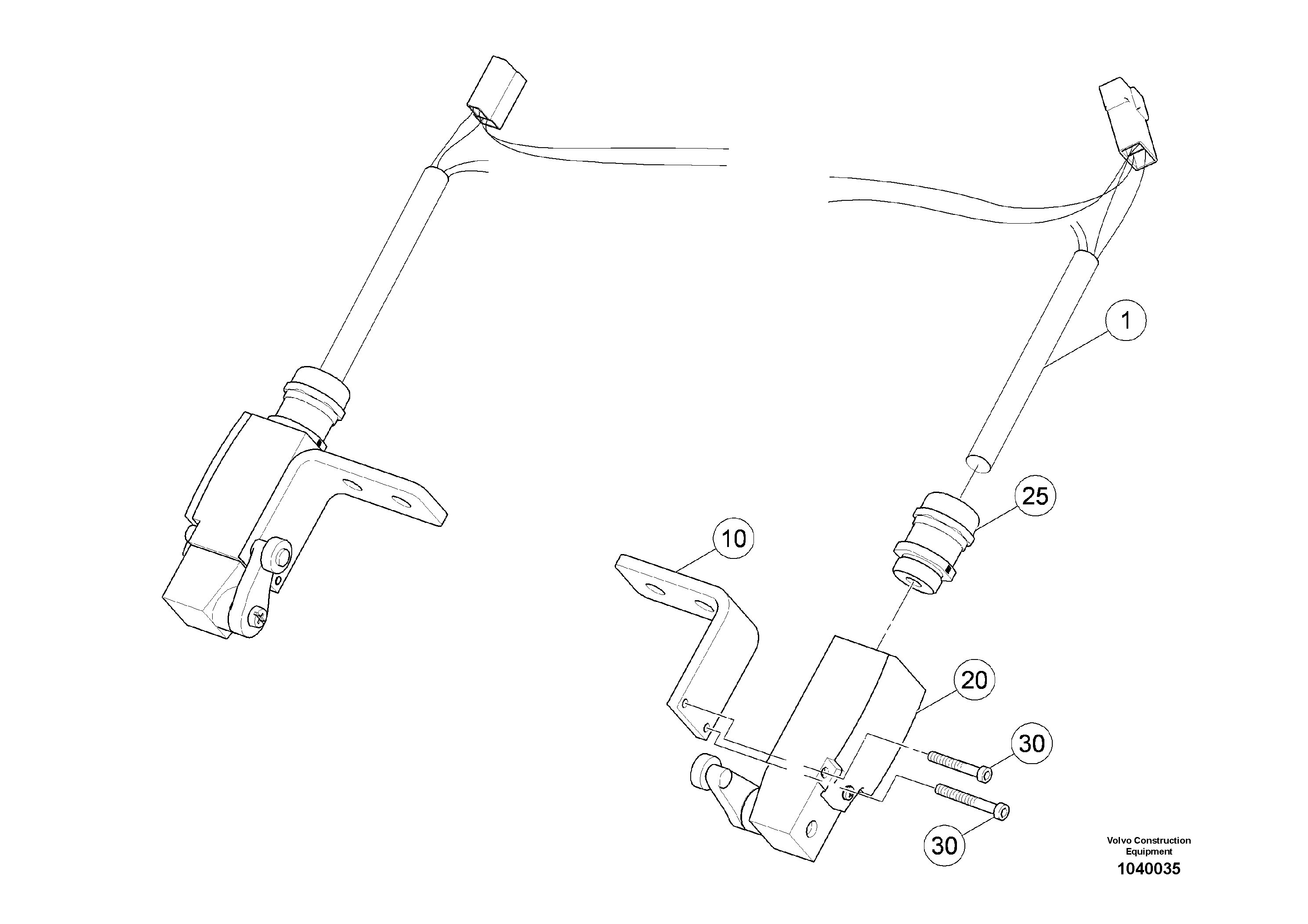 Схема запчастей Volvo ABG5770 - 93923 control direction indicator ABG5770 S/N 20740 -