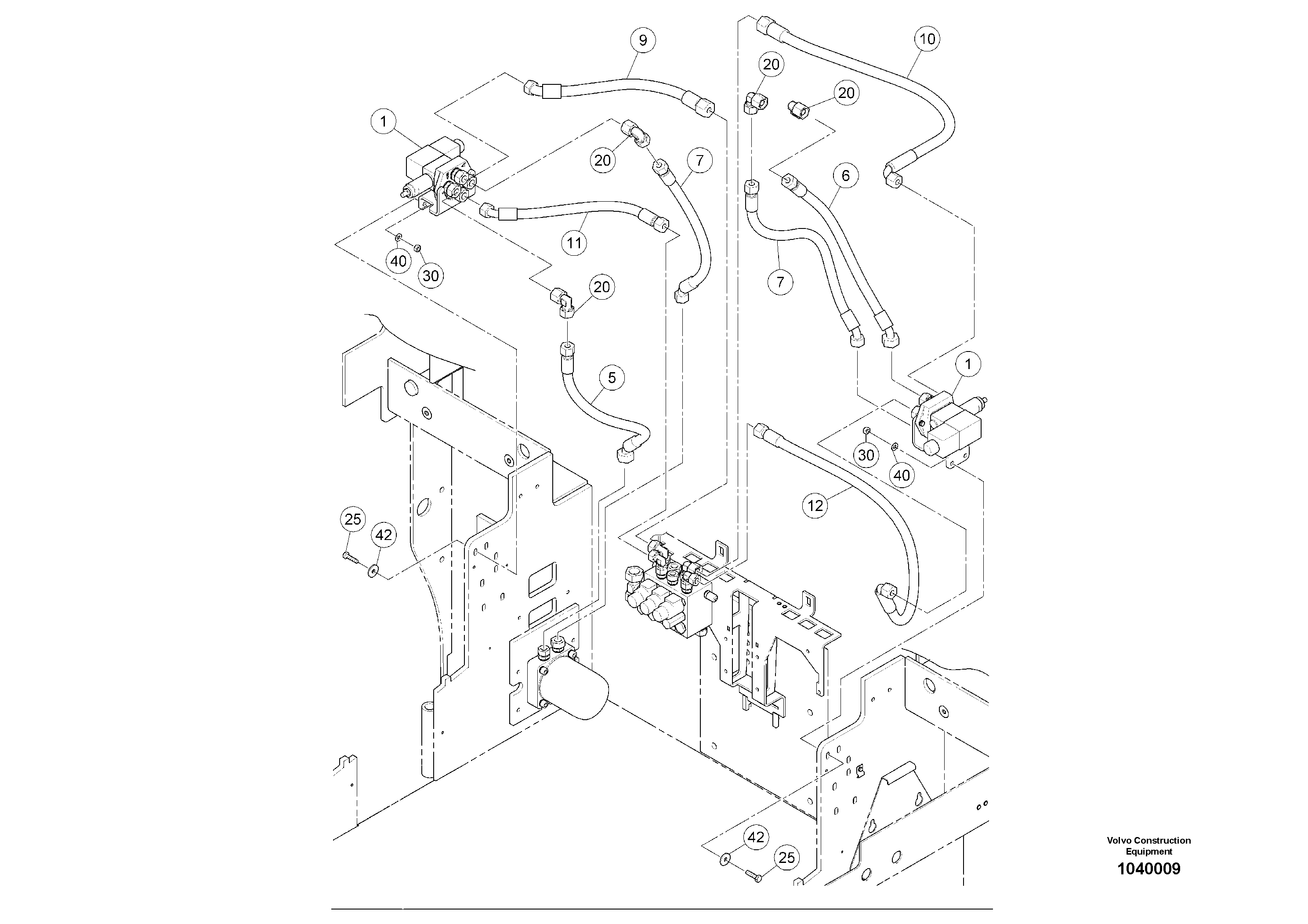 Схема запчастей Volvo ABG5770 - 93149 Reverse Conveyor ABG5770 S/N 20740 -