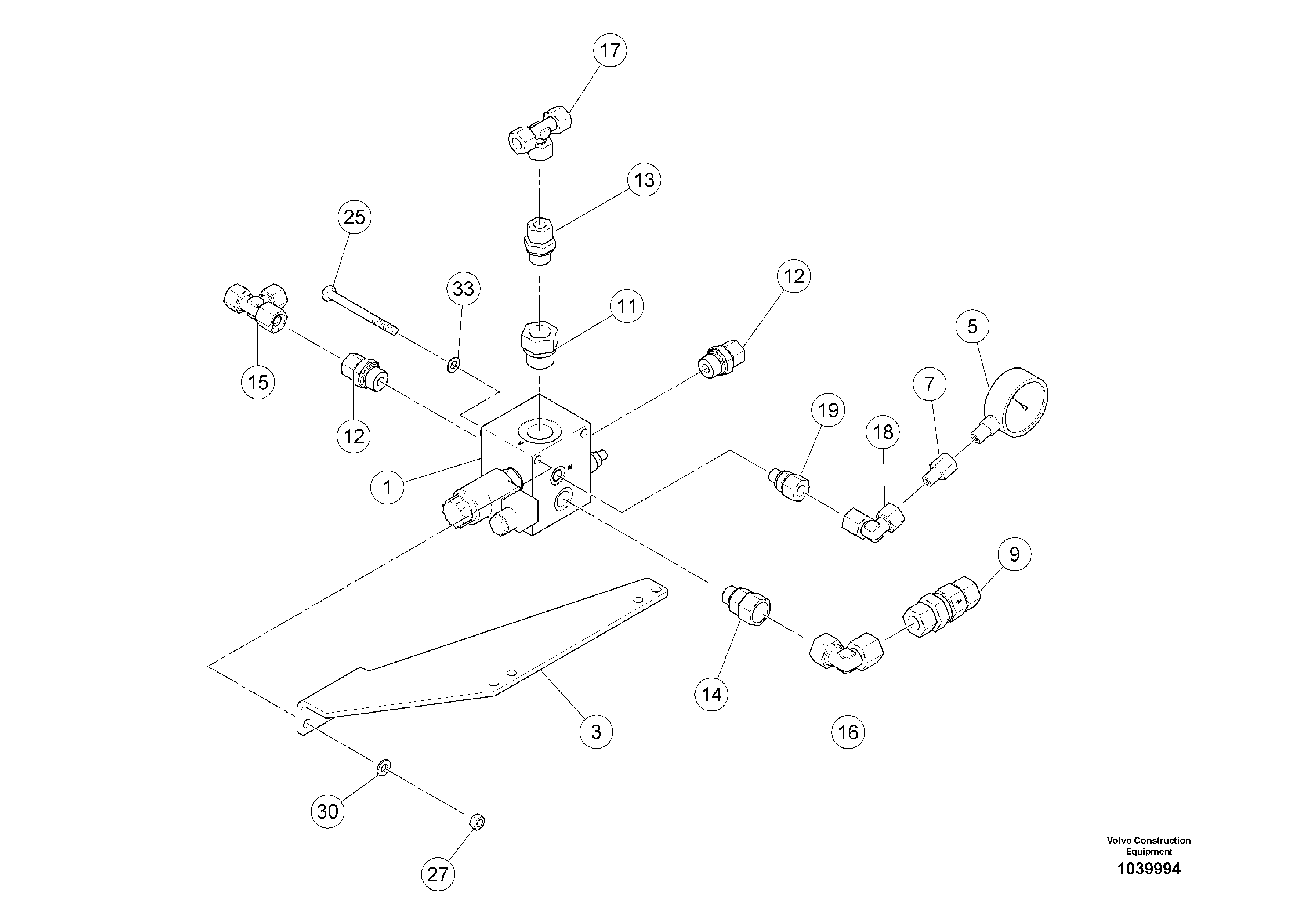Схема запчастей Volvo ABG5770 - 93000 Pre-assembly block ABG5770 S/N 20740 -