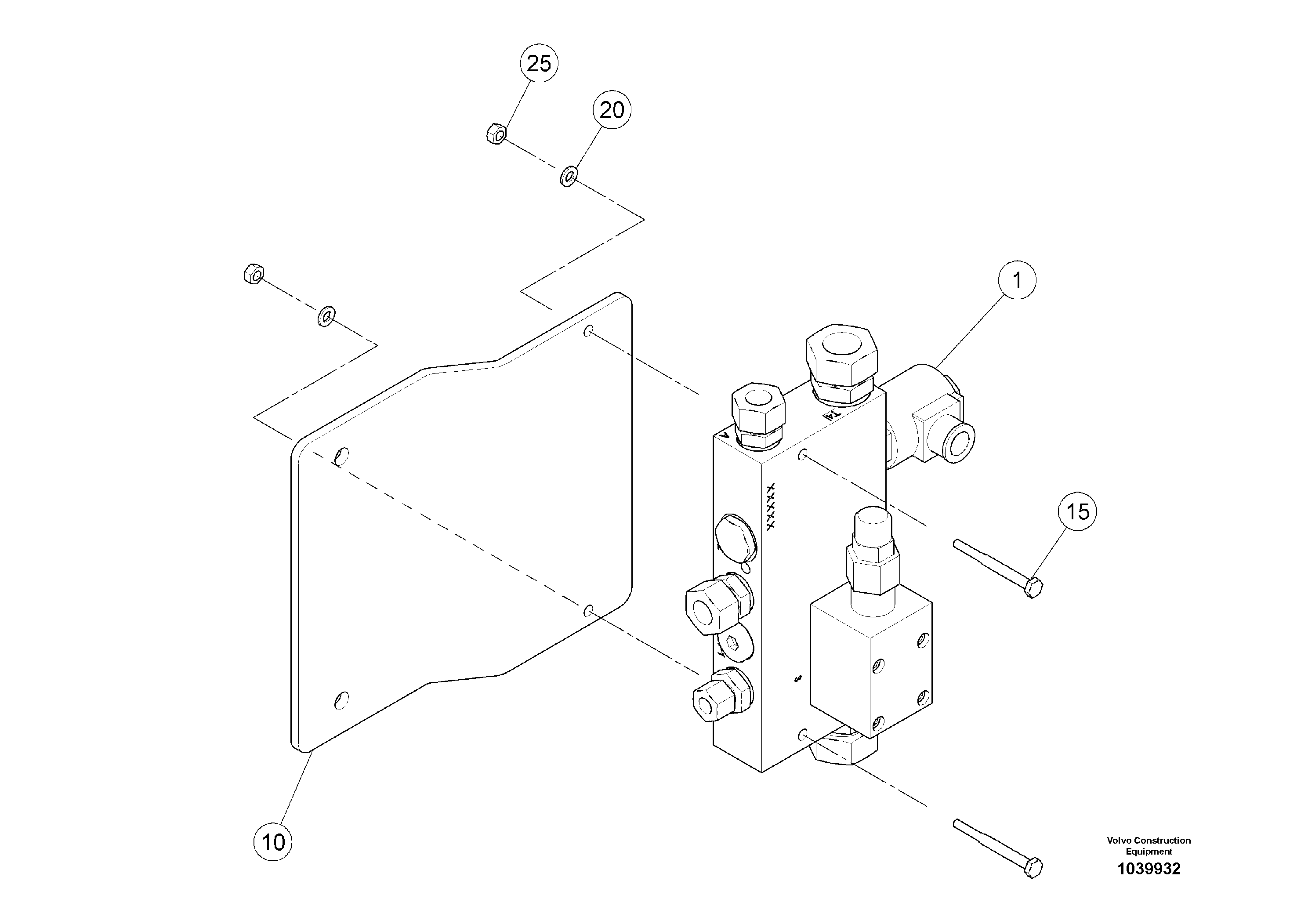 Схема запчастей Volvo ABG5770 - 94894 Valve Block Fan ABG5770 S/N 20740 -