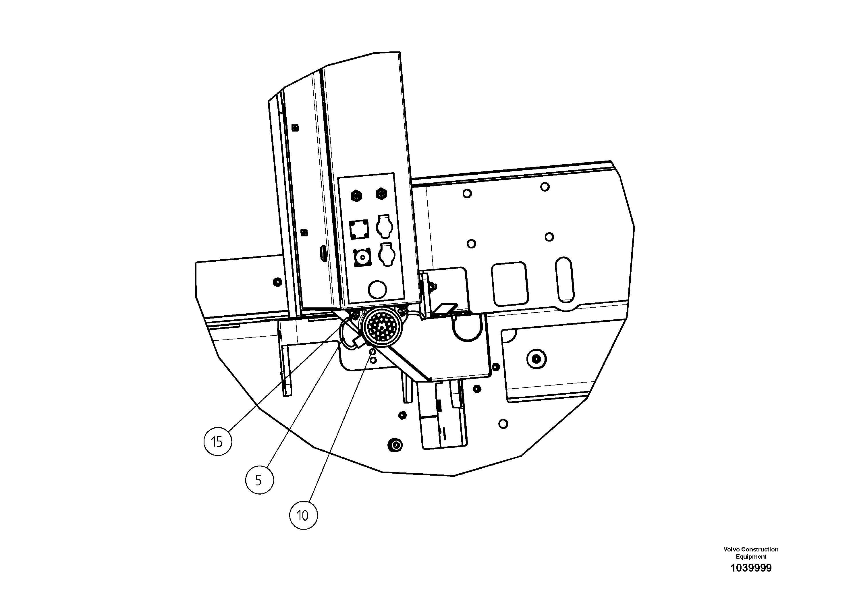 Схема запчастей Volvo ABG5770 - 99048 Reverse drive alarm ABG5770 S/N 20740 -