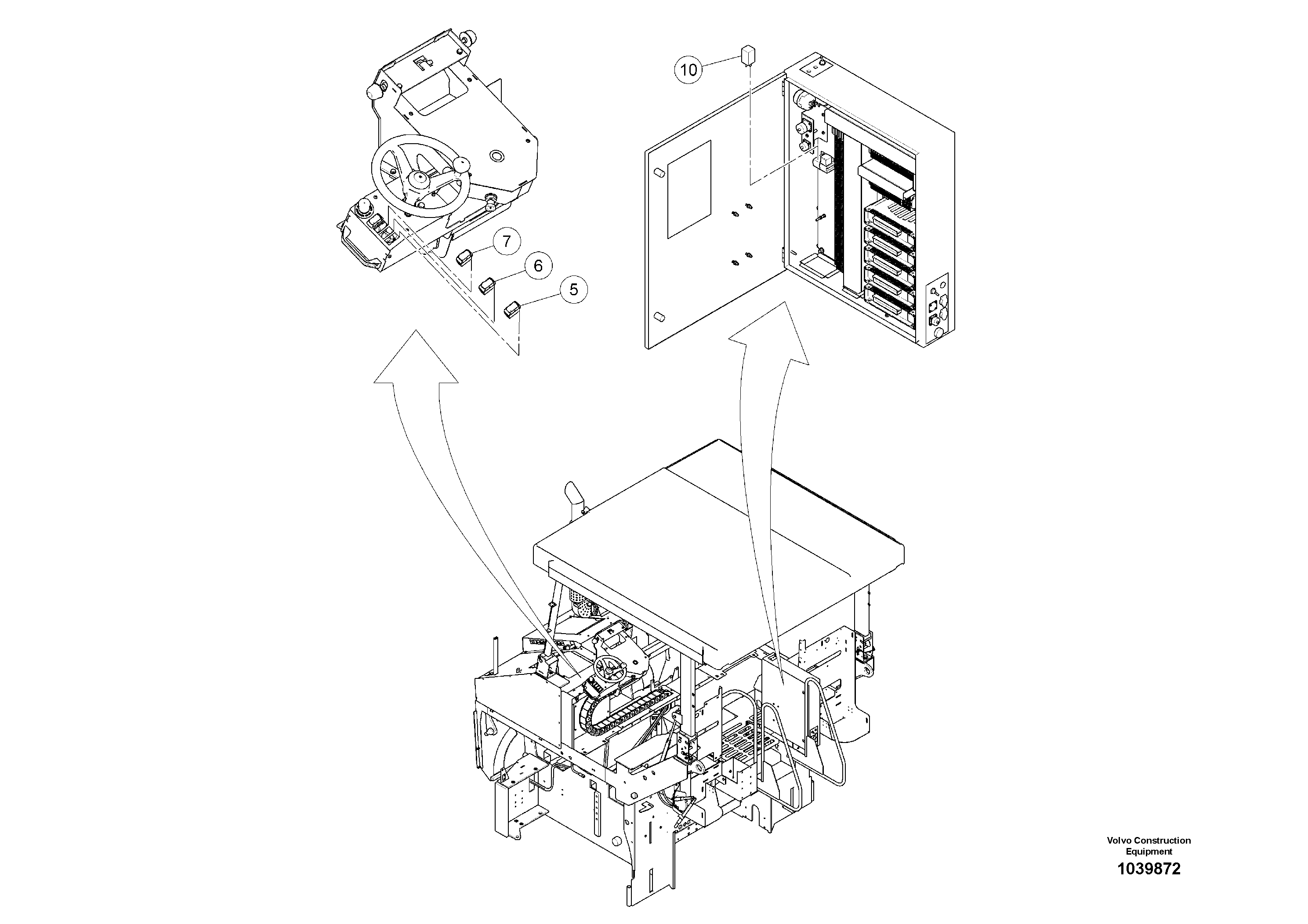 Схема запчастей Volvo ABG5770 - 95704 Electric headlights ABG5770 S/N 20740 -