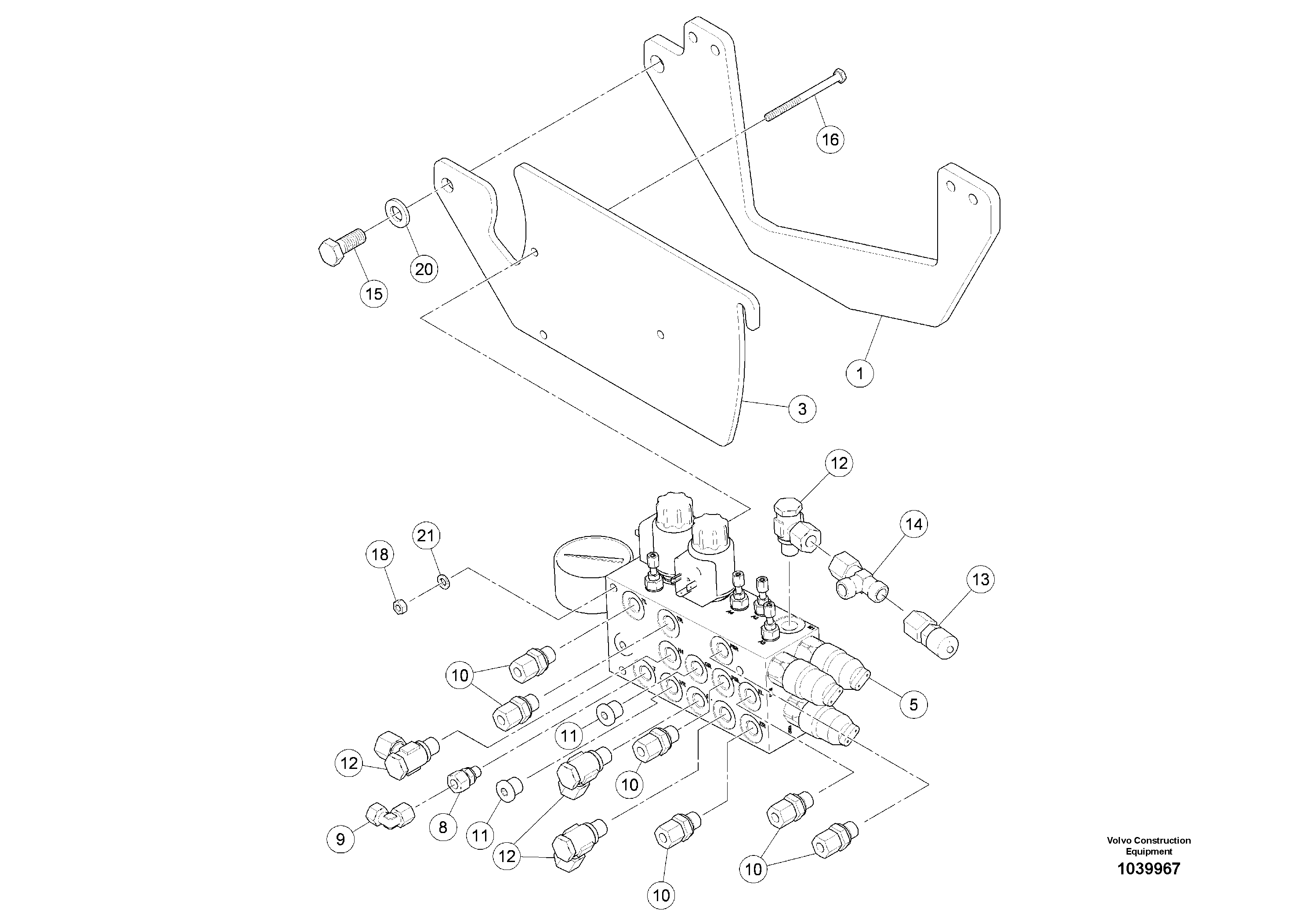 Схема запчастей Volvo ABG5870 - 48110 Gearshift Valve ABG5870 S/N 22058 -