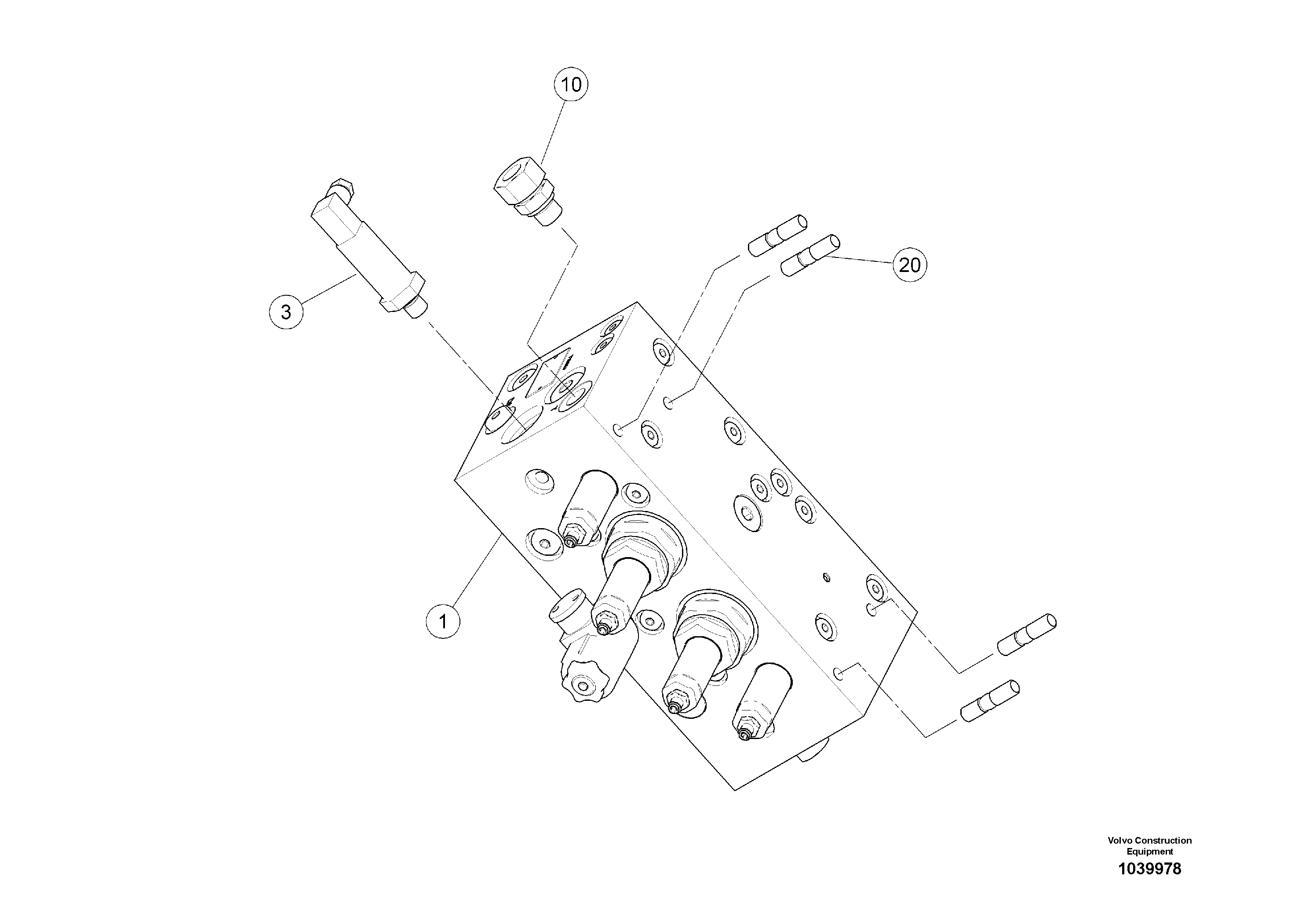 Схема запчастей Volvo ABG5870 - 48117 Brake Valve Pre-assembly ABG5870 S/N 22058 -