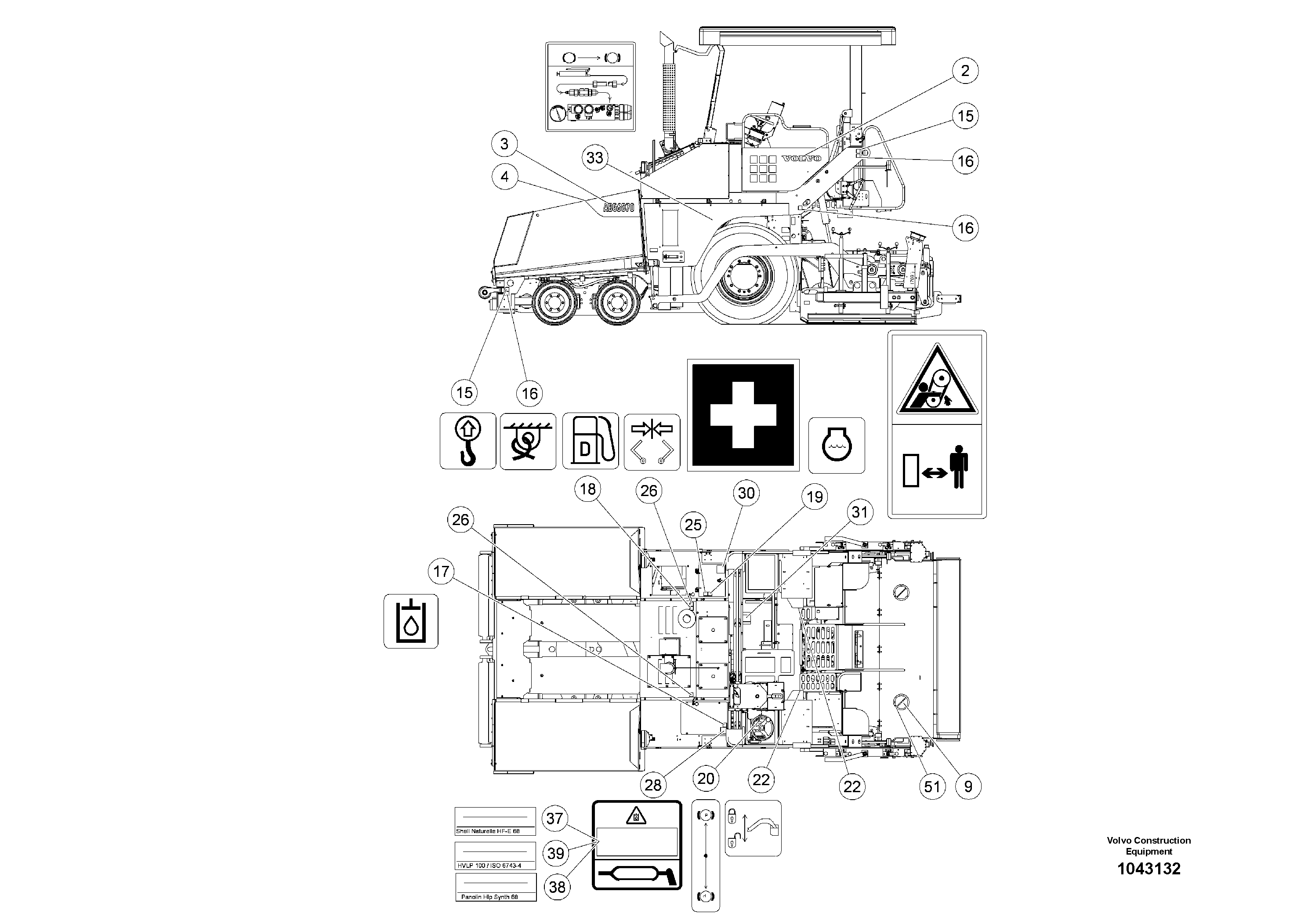 Схема запчастей Volvo ABG5870 - 56115 Signs ABG5870 S/N 22058 -