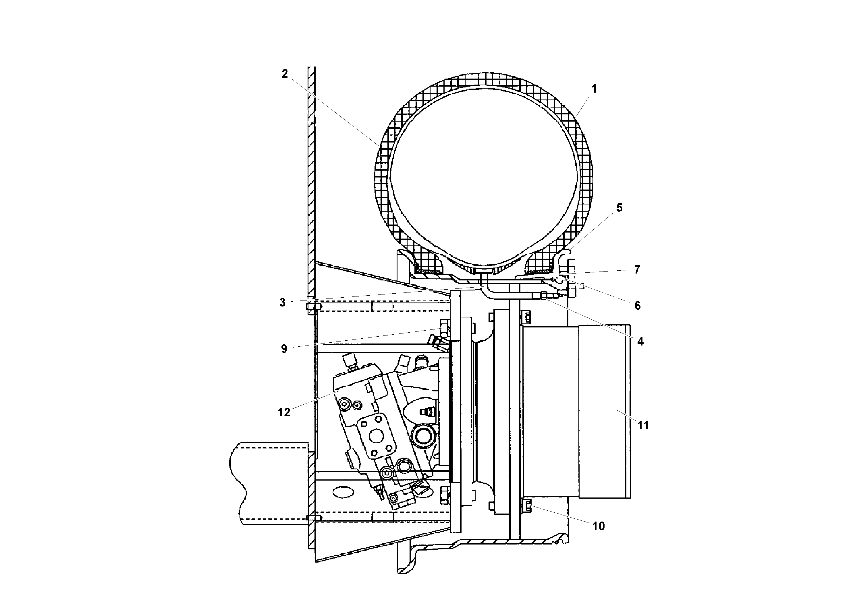 Схема запчастей Volvo PF161 - 74195 Traction Wheel Arrangement PF161 S/N 197506 -