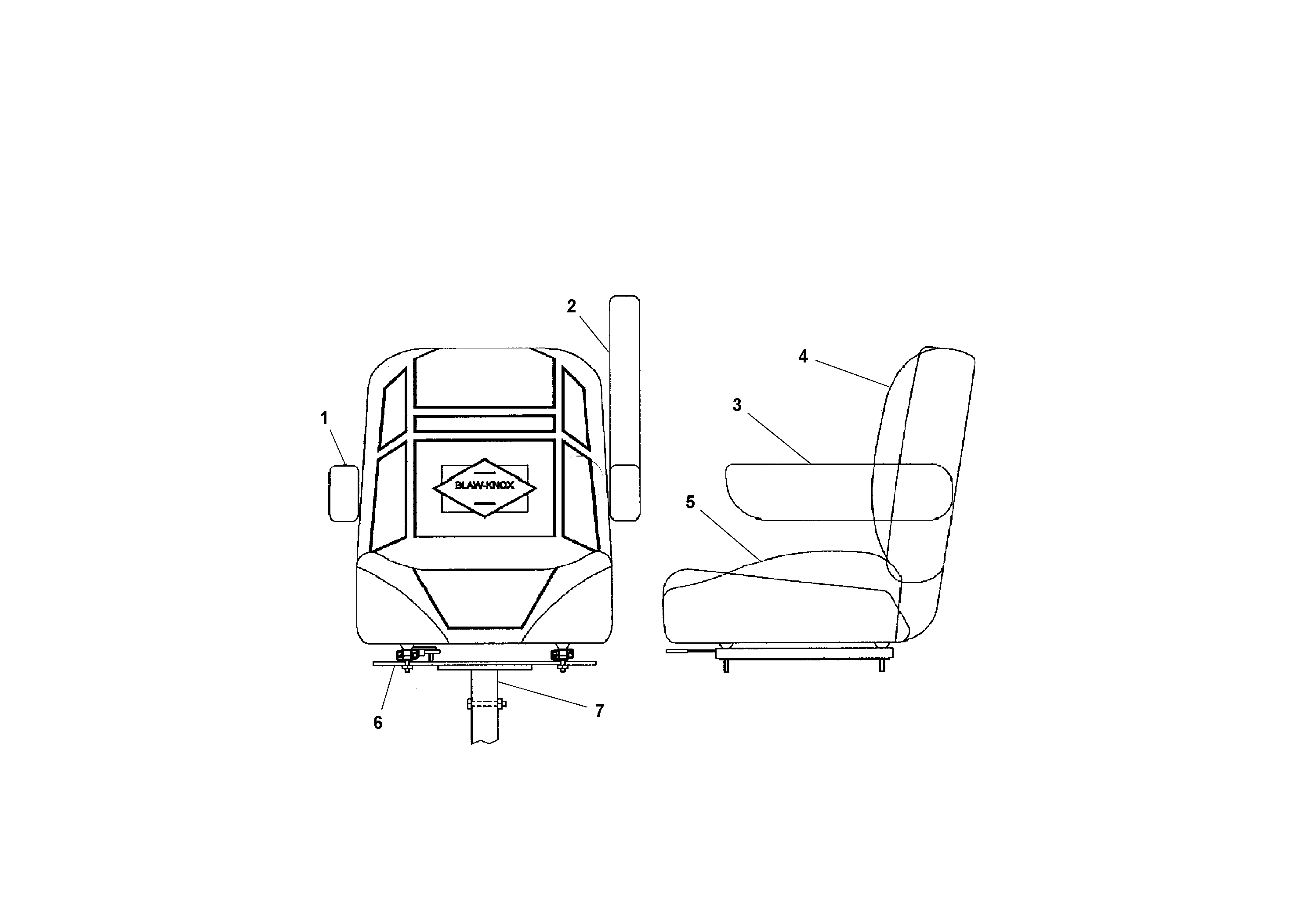 Схема запчастей Volvo PF161 - 67696 Seat Assembly PF161 S/N 197506 -