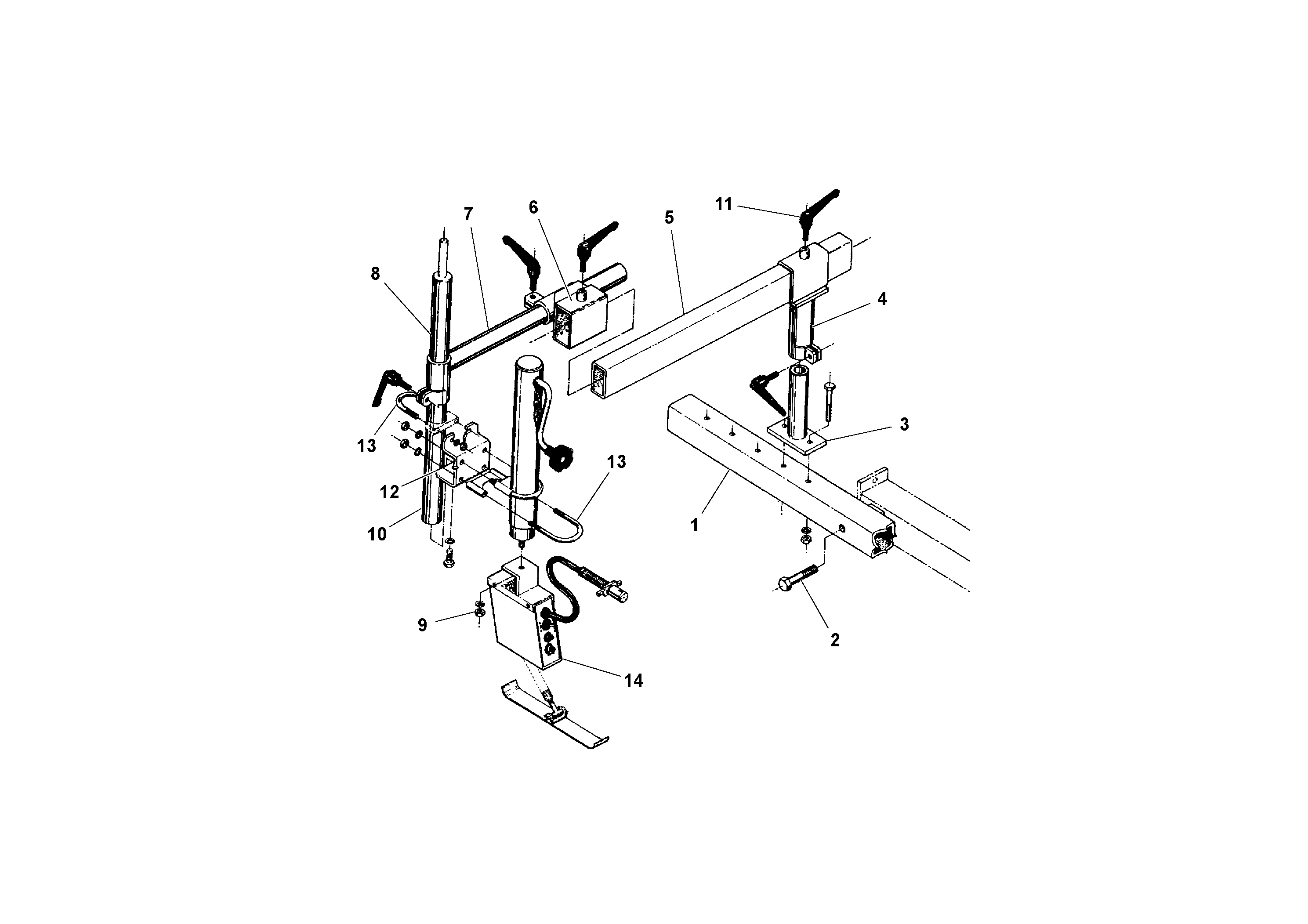 Схема запчастей Volvo PF161 - 67535 Sensor Mounting Group PF161 S/N 197506 -