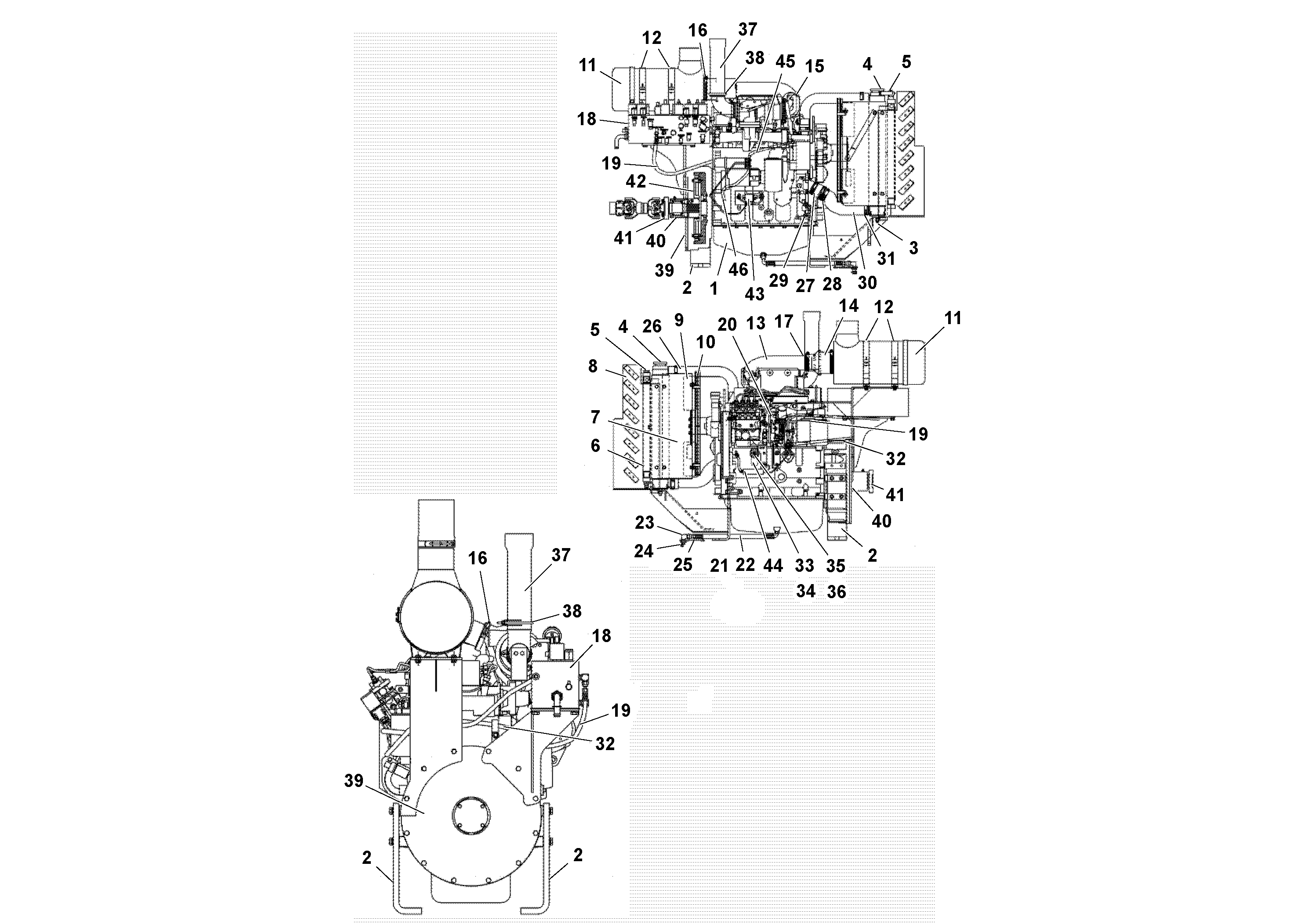 Схема запчастей Volvo PF161 - 67927 Cummins Engine Assembly PF161 S/N 197506 -