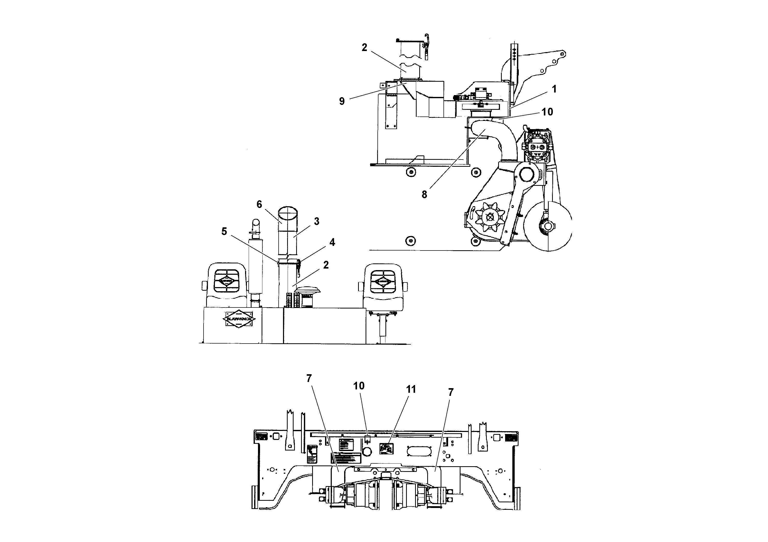Схема запчастей Volvo PF161 - 72006 Smokeater Ventilation Control System PF161 S/N 197506 -