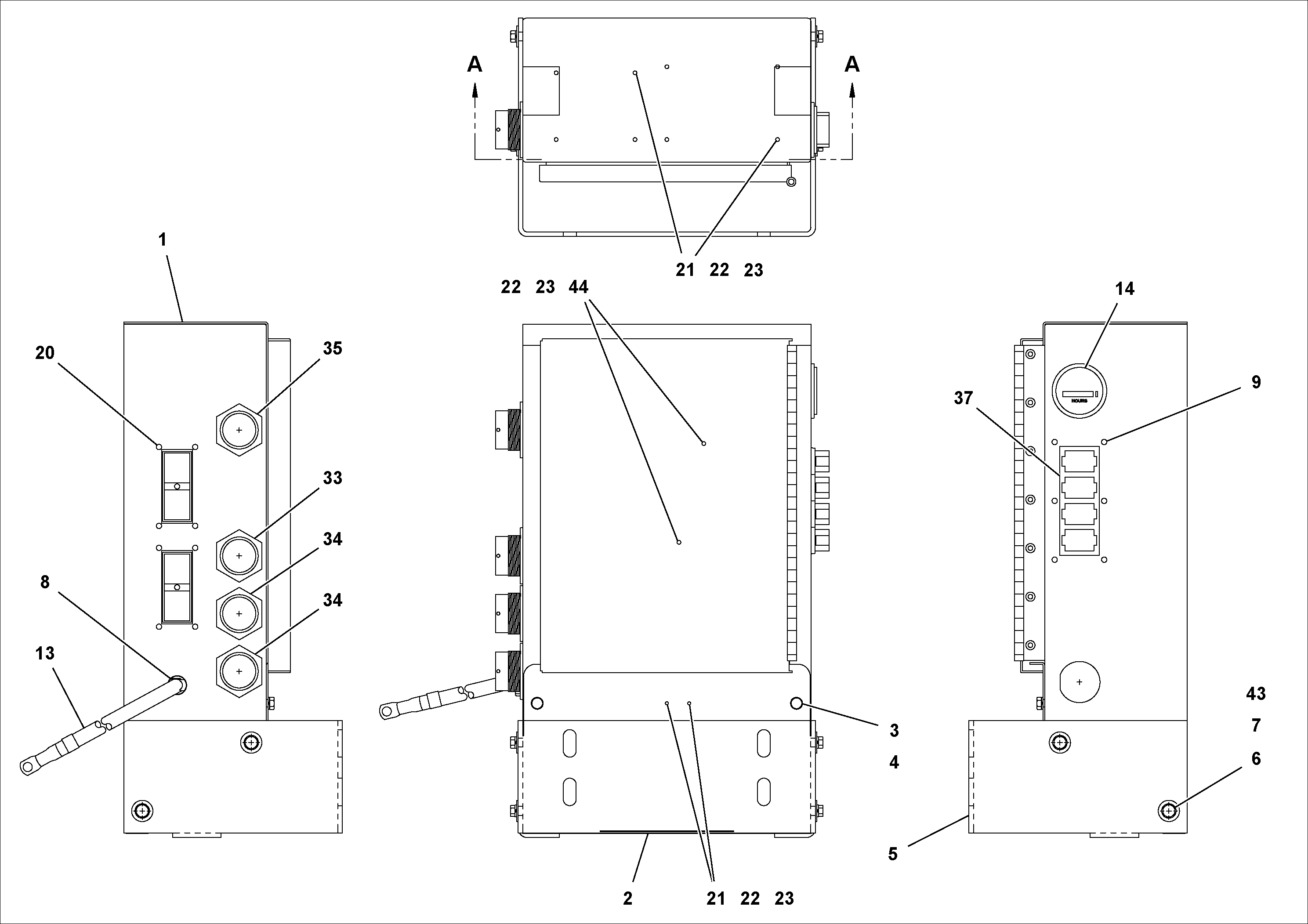 Схема запчастей Volvo PF2181 - 78300 Junction Box Assembly PF2181 S/N 200987-