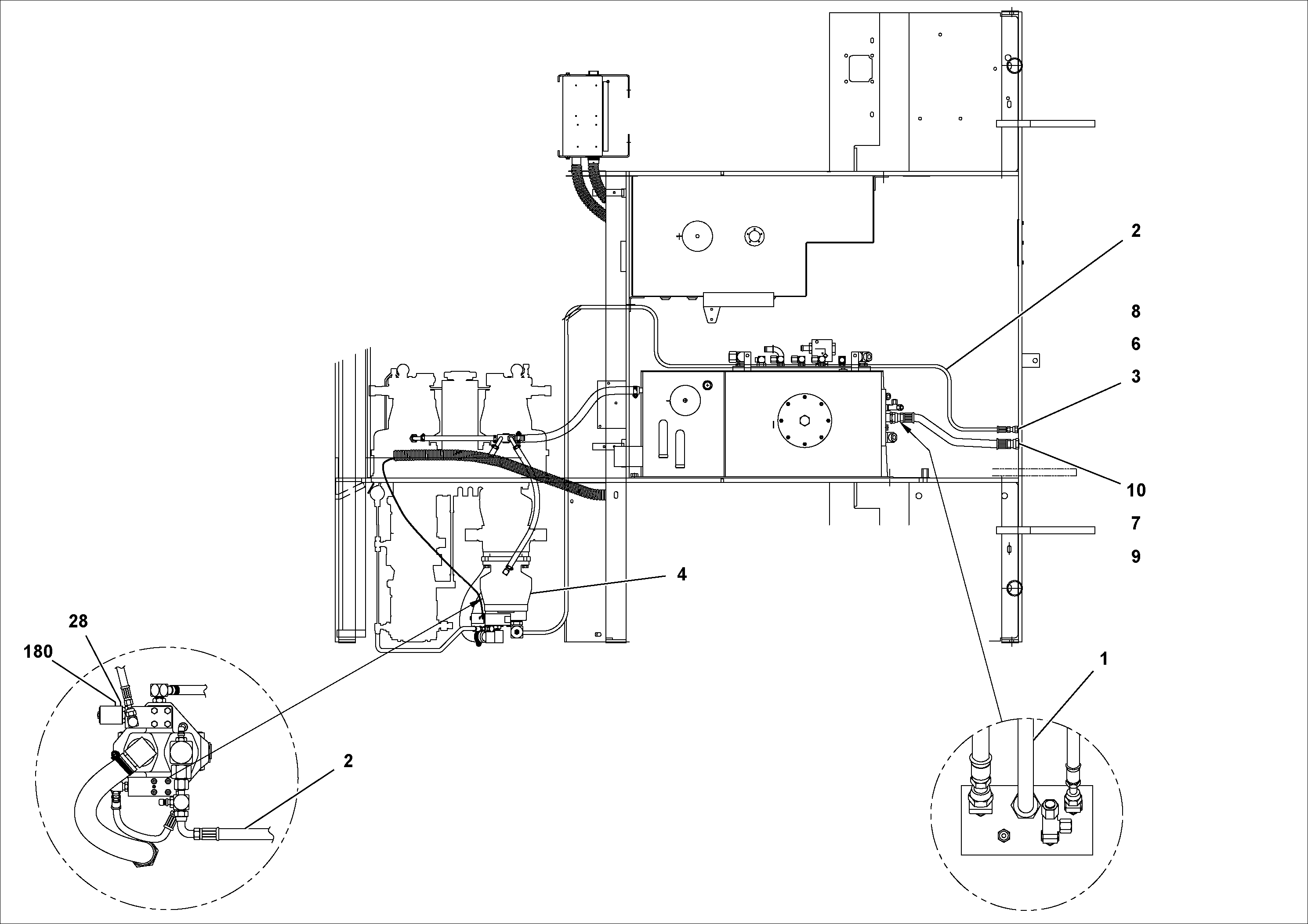 Схема запчастей Volvo PF2181 - 79654 Generator with fitting parts PF2181 S/N 200987-