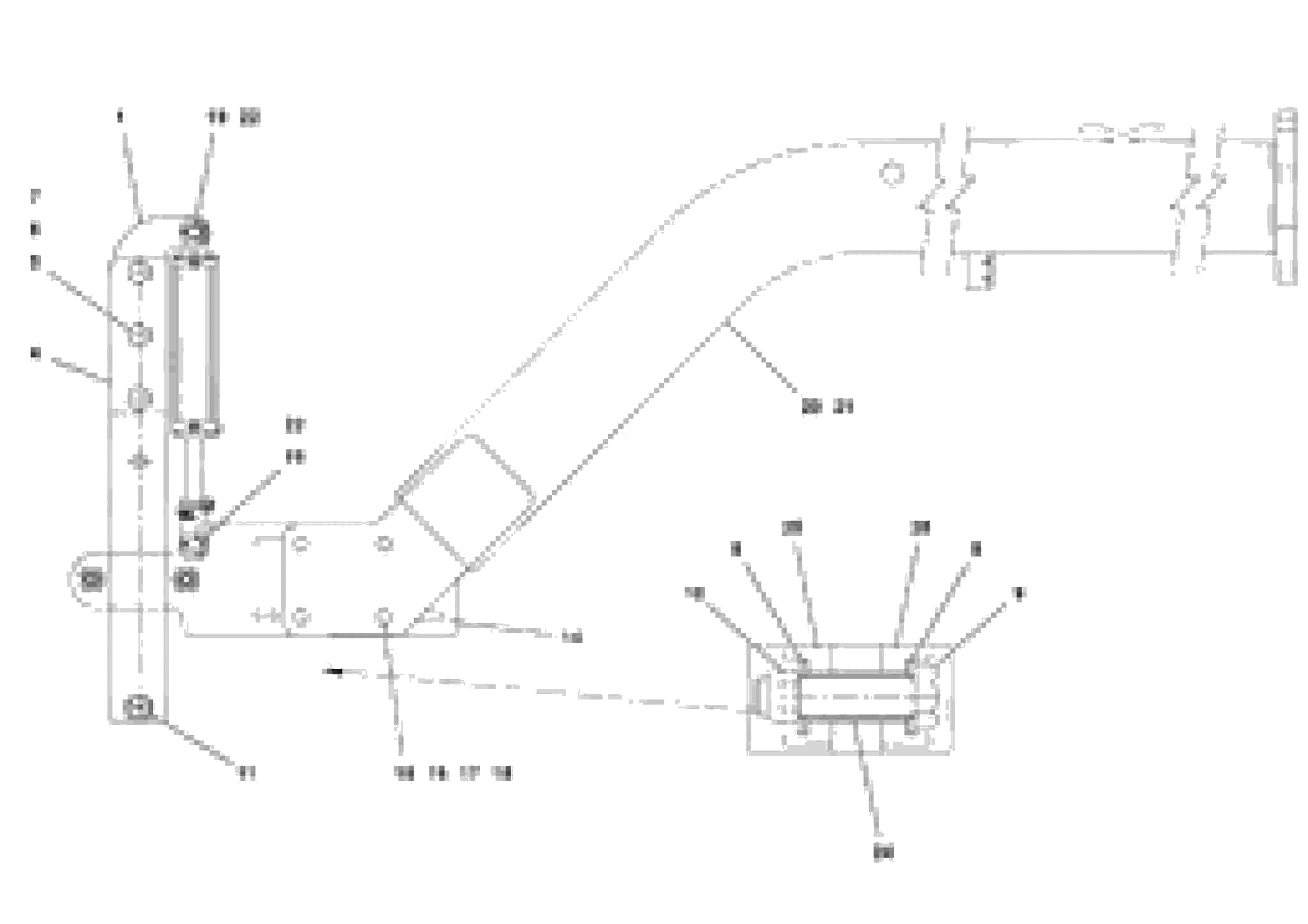 Схема запчастей Volvo PF2181 - 78226 Side Arm Arrangement PF2181 S/N 200987-