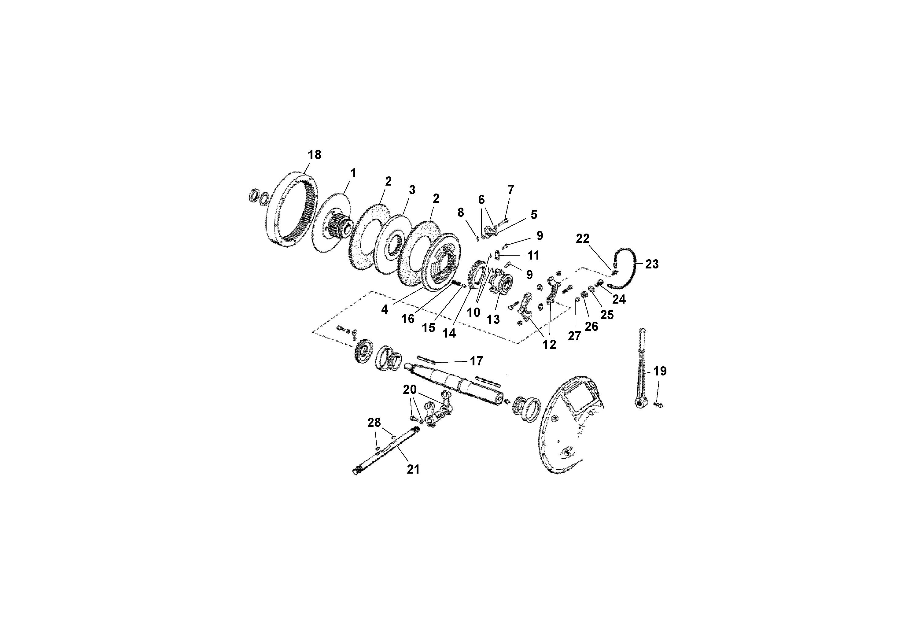 Схема запчастей Volvo PF6160 - 99308 Clutch Kit PF6160/PF6170