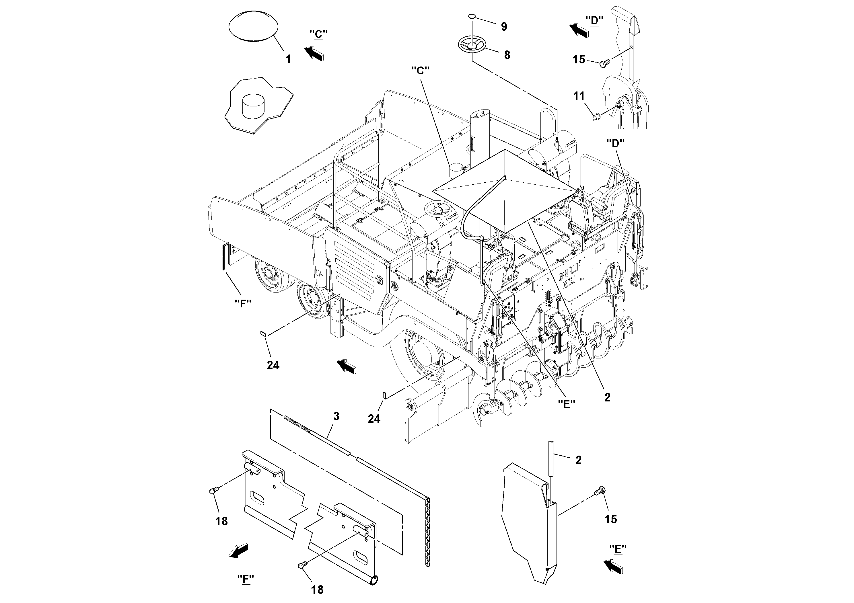 Схема запчастей Volvo PF6160 - 98799 Miscellaneous Equipment PF6160/PF6170