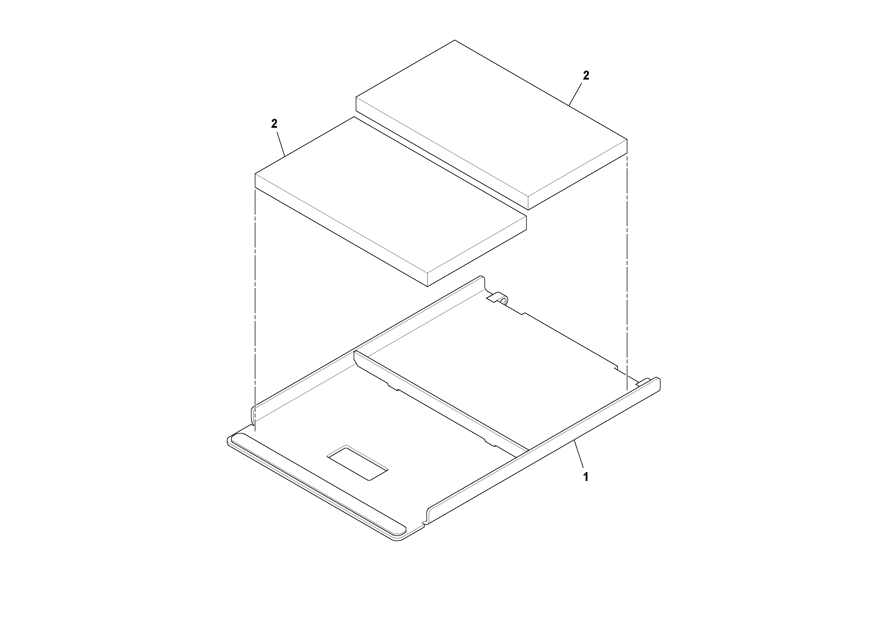 Схема запчастей Volvo PF6170 - 100883 Center Deck Door Assembly PF6160/PF6170