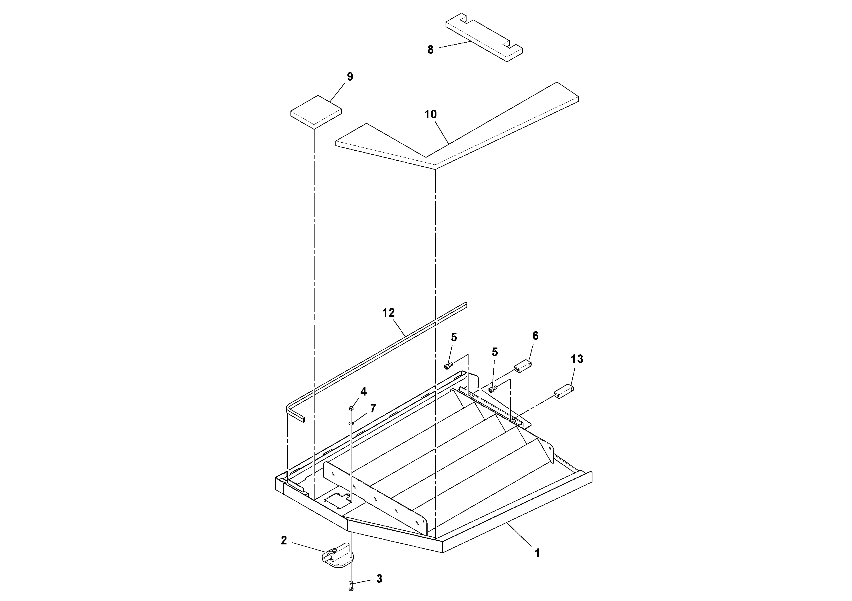 Схема запчастей Volvo PF6170 - 95559 Access Door Assembly PF6160/PF6170