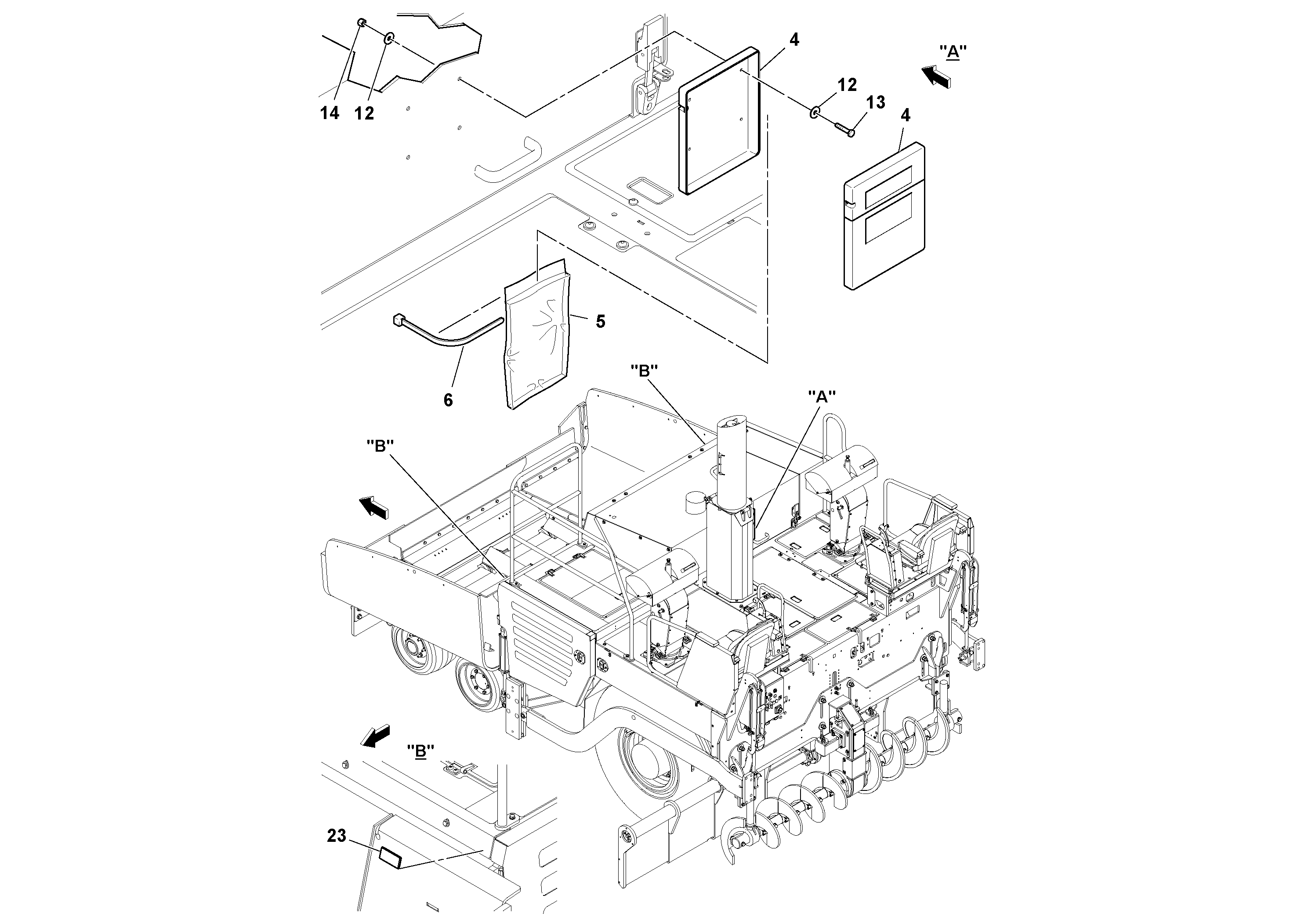 Схема запчастей Volvo PF6170 - 96168 Miscellaneous Equipment PF6160/PF6170