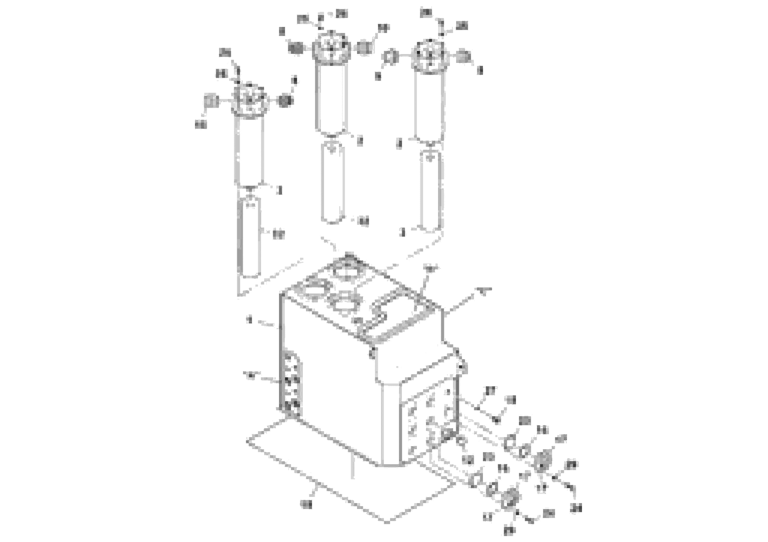 Схема запчастей Volvo PF6170 - 99736 Hydraulic Tank Assembly PF6160/PF6170