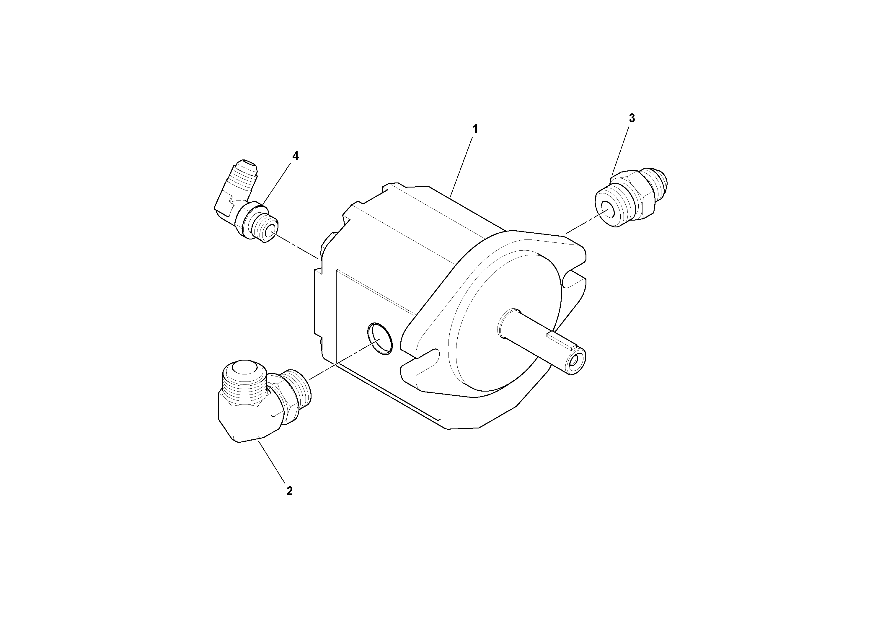 Схема запчастей Volvo PF6170 - 92458 Fan Motor Assembly PF6160/PF6170