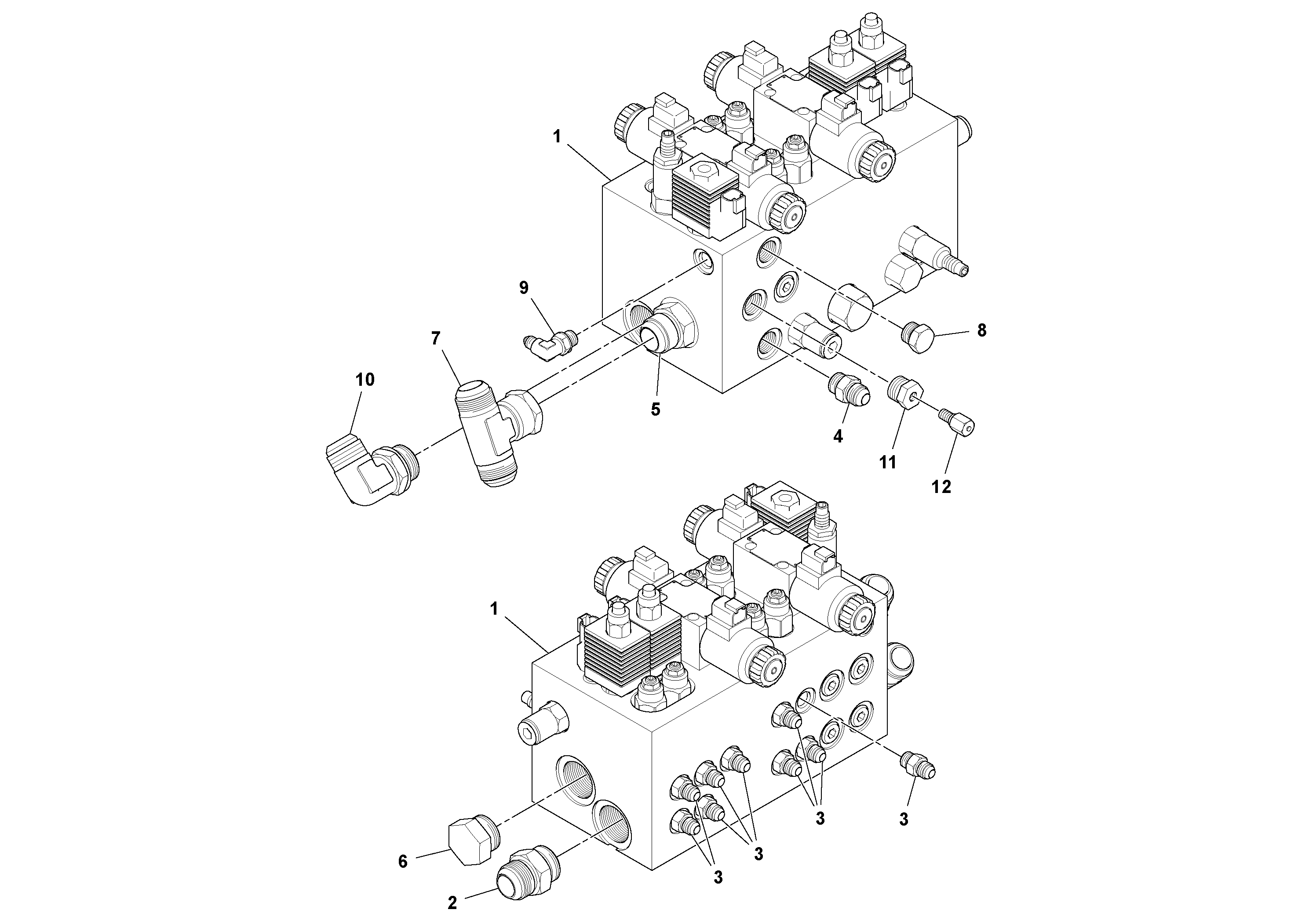 Схема запчастей Volvo PF6170 - 98179 Front Valve Assembly PF6160/PF6170