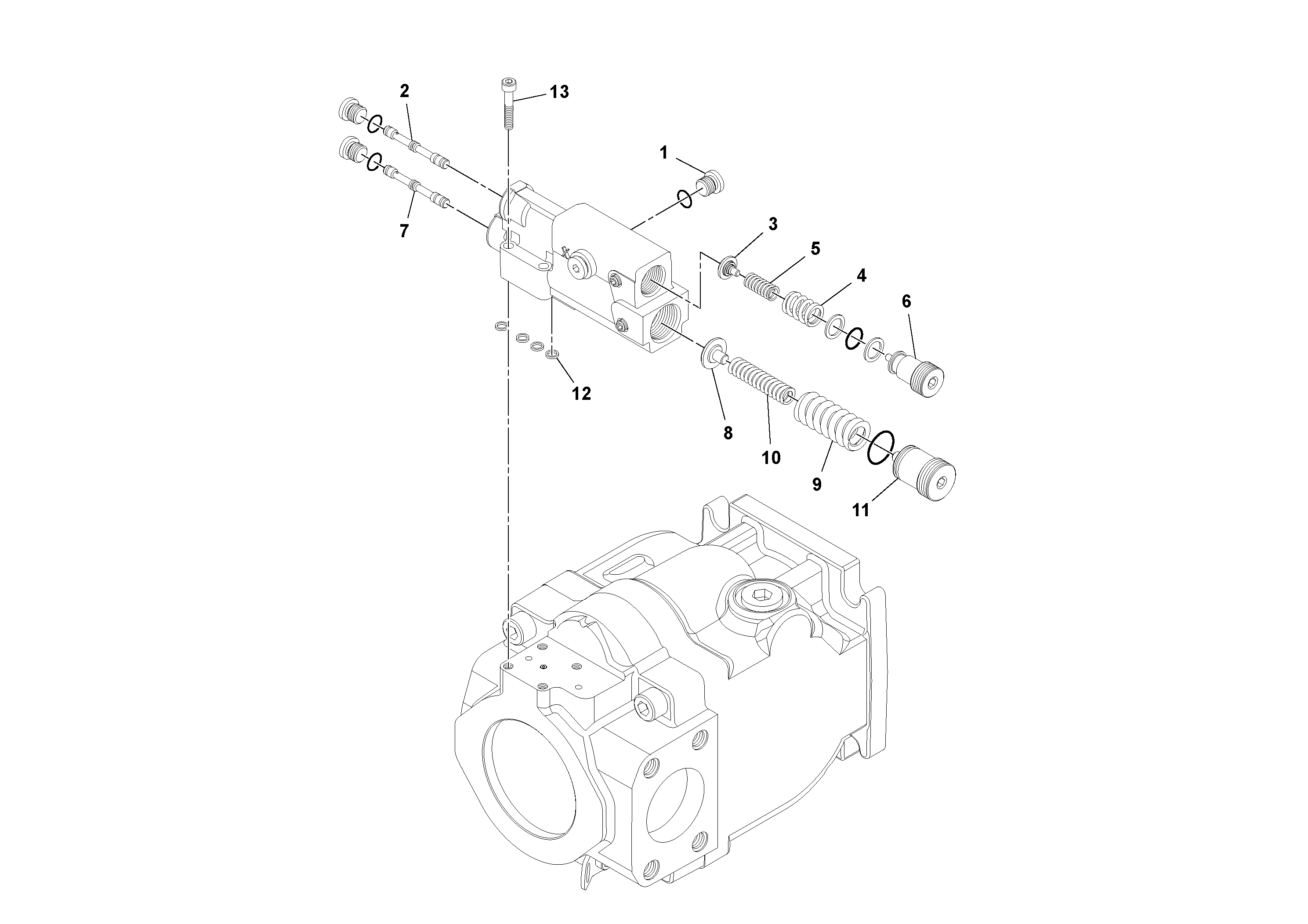 Схема запчастей Volvo PF6170 - 92826 Control Kit PF6160/PF6170