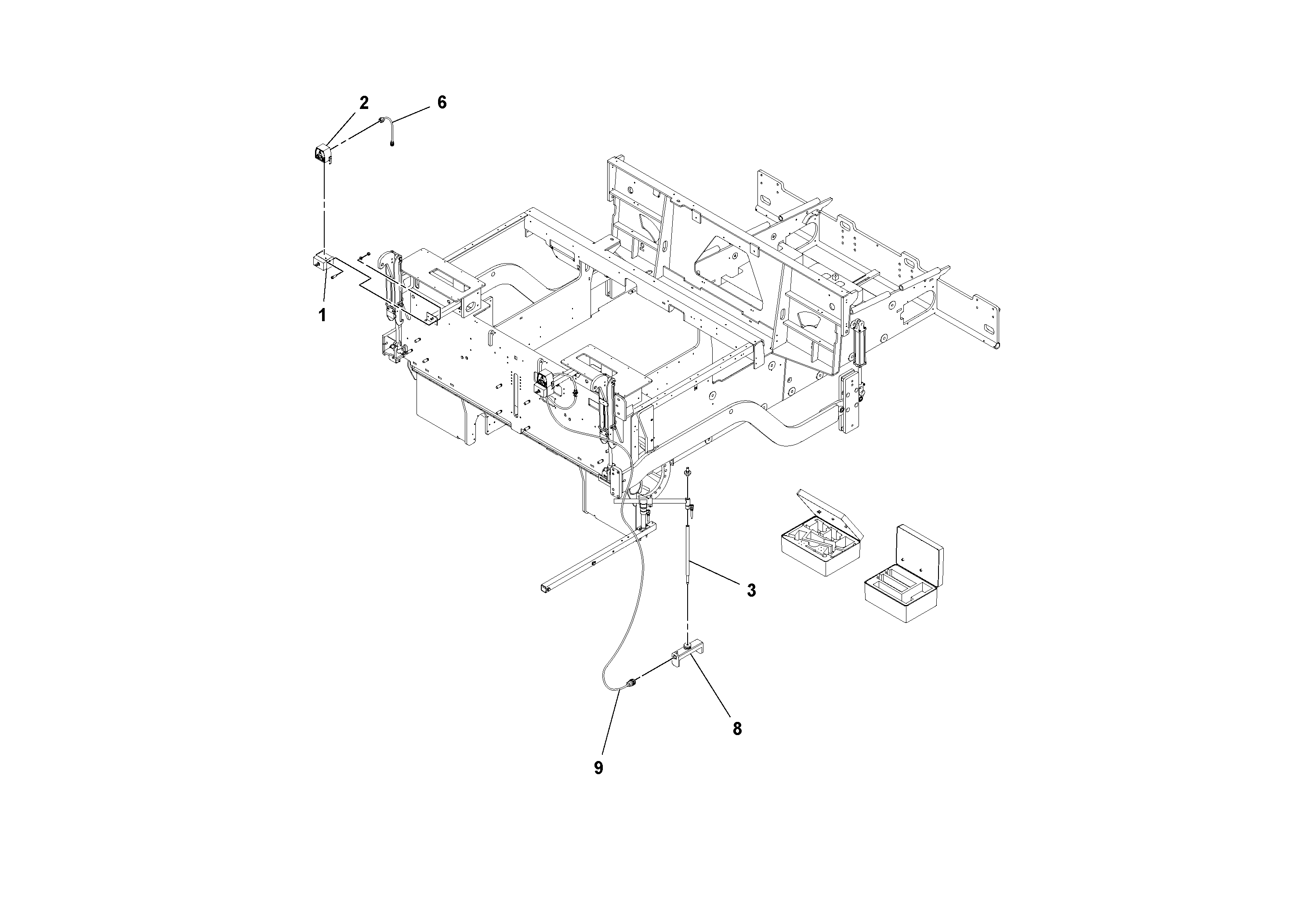 Схема запчастей Volvo PF6170 - 88852 Dual Grade PAVER CONTROLS ATT. PAVER CONTROLS PF6110, PF6160, PF6170