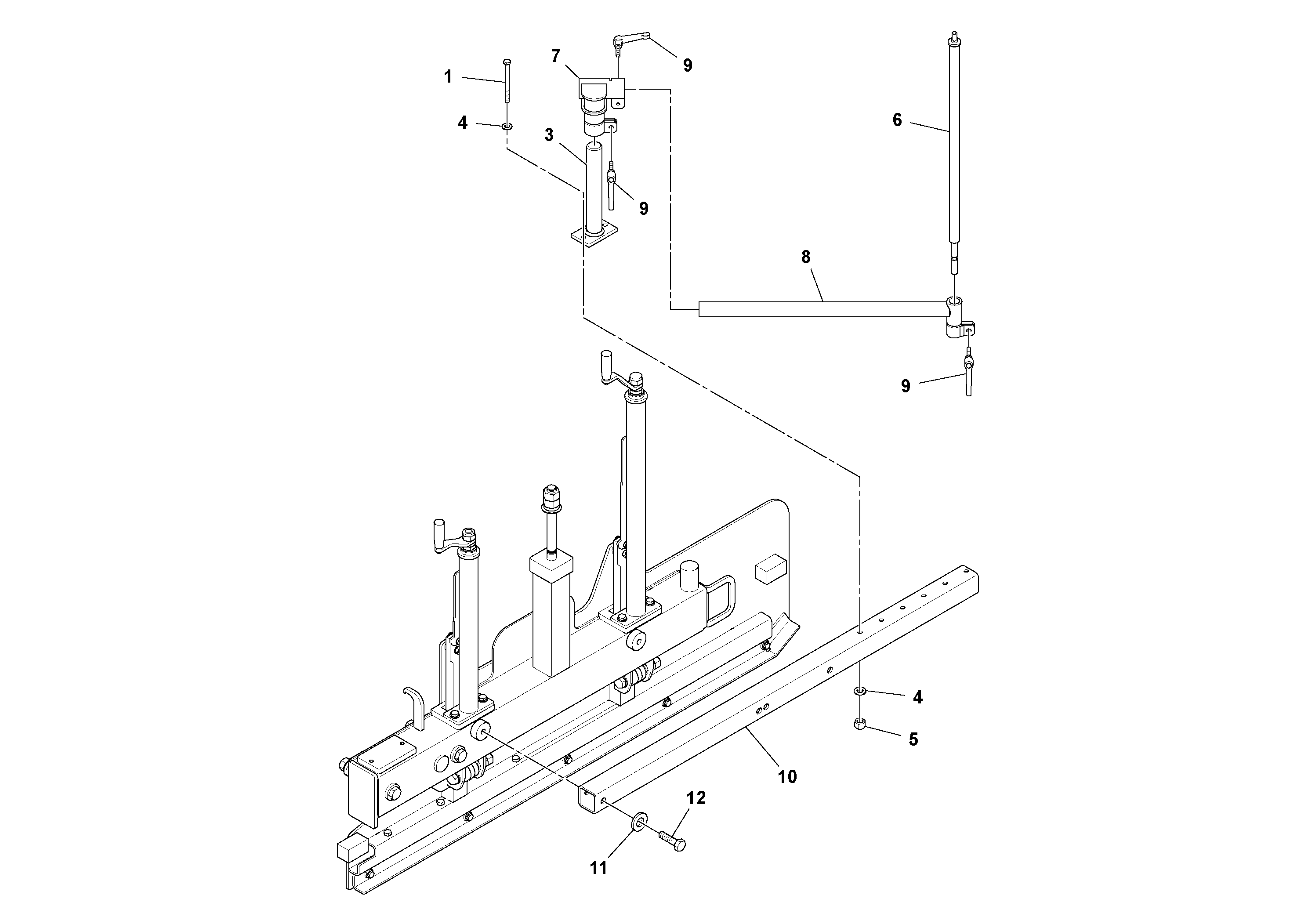 Схема запчастей Volvo PF6170 - 88892 Dual Grade Sensor Kit Installation PAVER CONTROLS ATT. PAVER CONTROLS PF6110, PF6160, PF6170