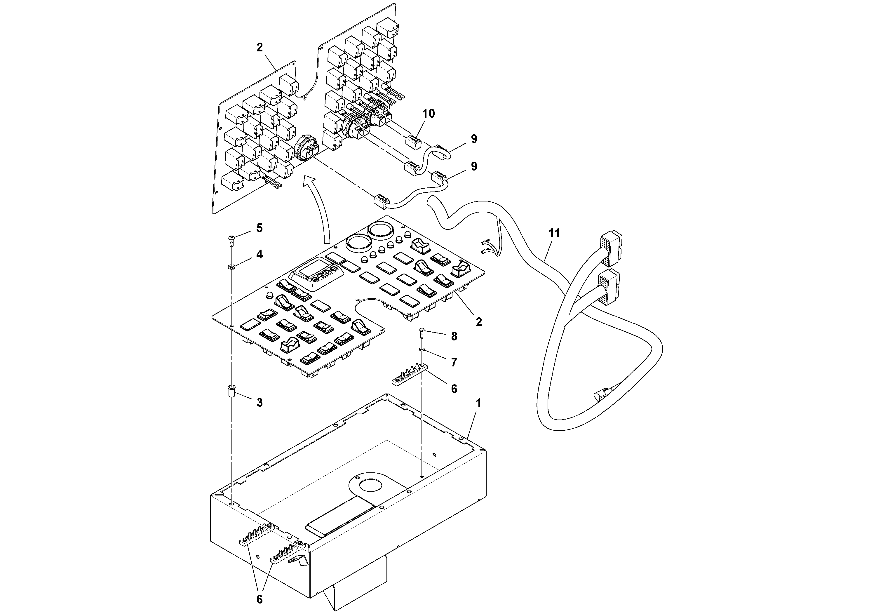 Схема запчастей Volvo PF6170 - 98813 Right Wheel Panel Assembly PF6160/PF6170