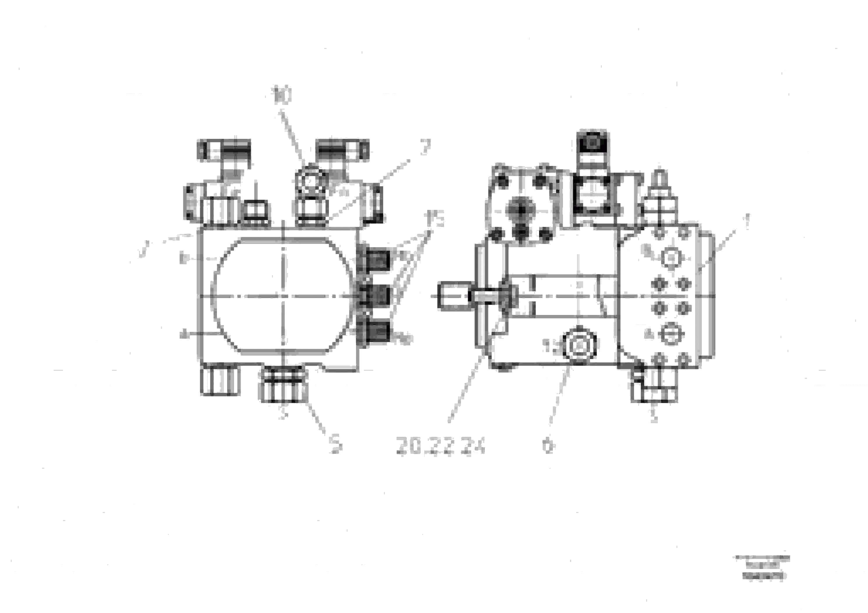 Схема запчастей Volvo ABG325 S/N 20941 - - 53075 Tamper Pump 