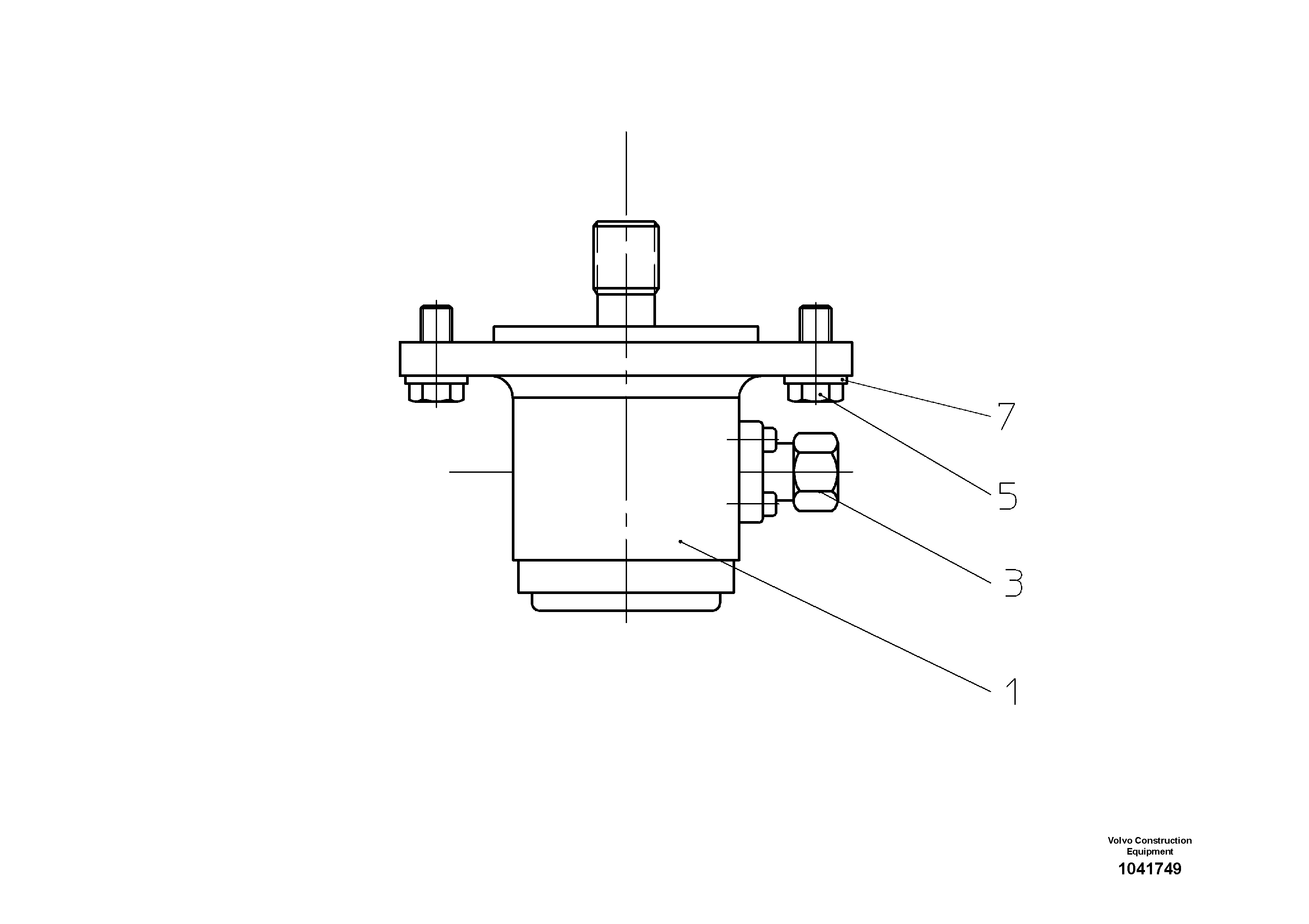 Схема запчастей Volvo ABG325 S/N 20941 - - 56207 Tamper Pump 