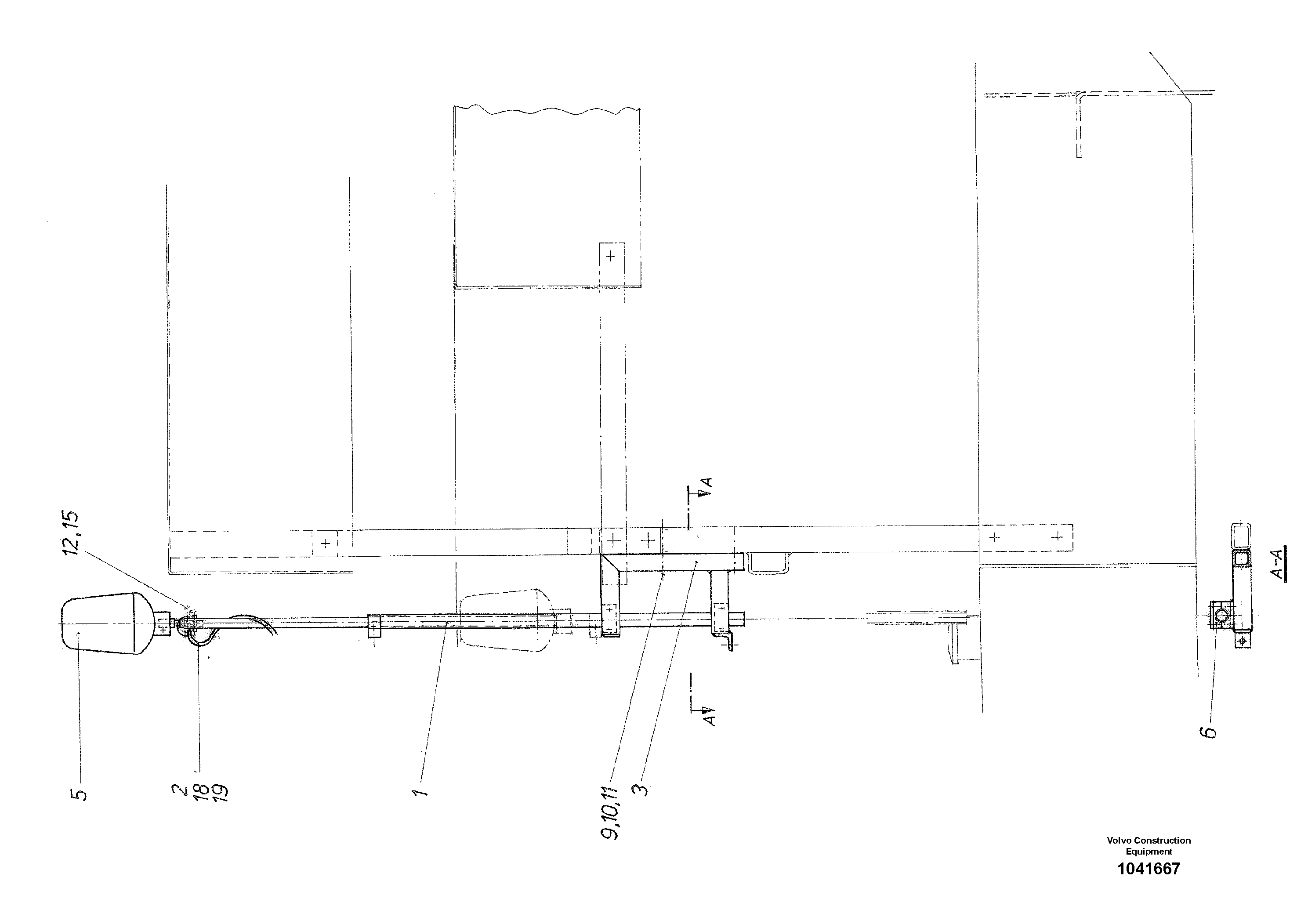 Схема запчастей Volvo ABG325 S/N 20941 - - 52736 Beacon 