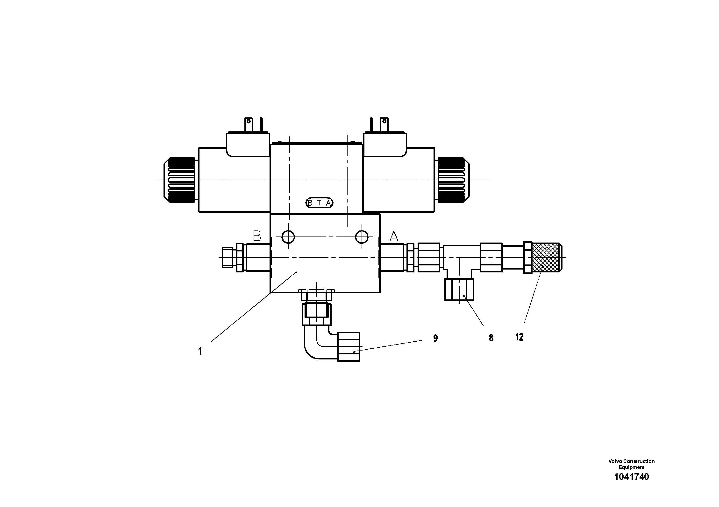 Схема запчастей Volvo ABG325 S/N 20941 - - 60797 Levelling Block 