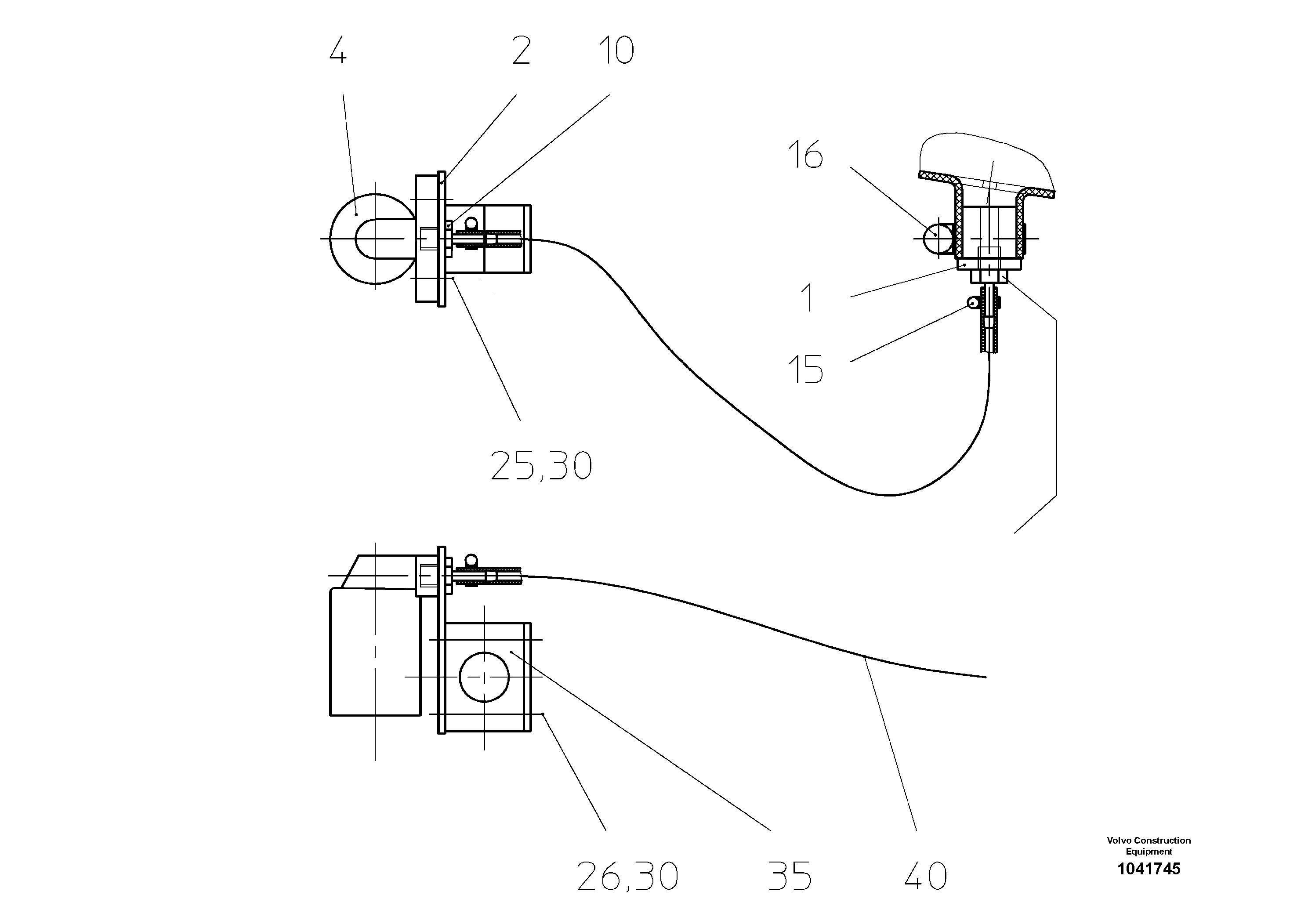 Схема запчастей Volvo ABG325 S/N 20941 - - 73338 Dirt Indicator 
