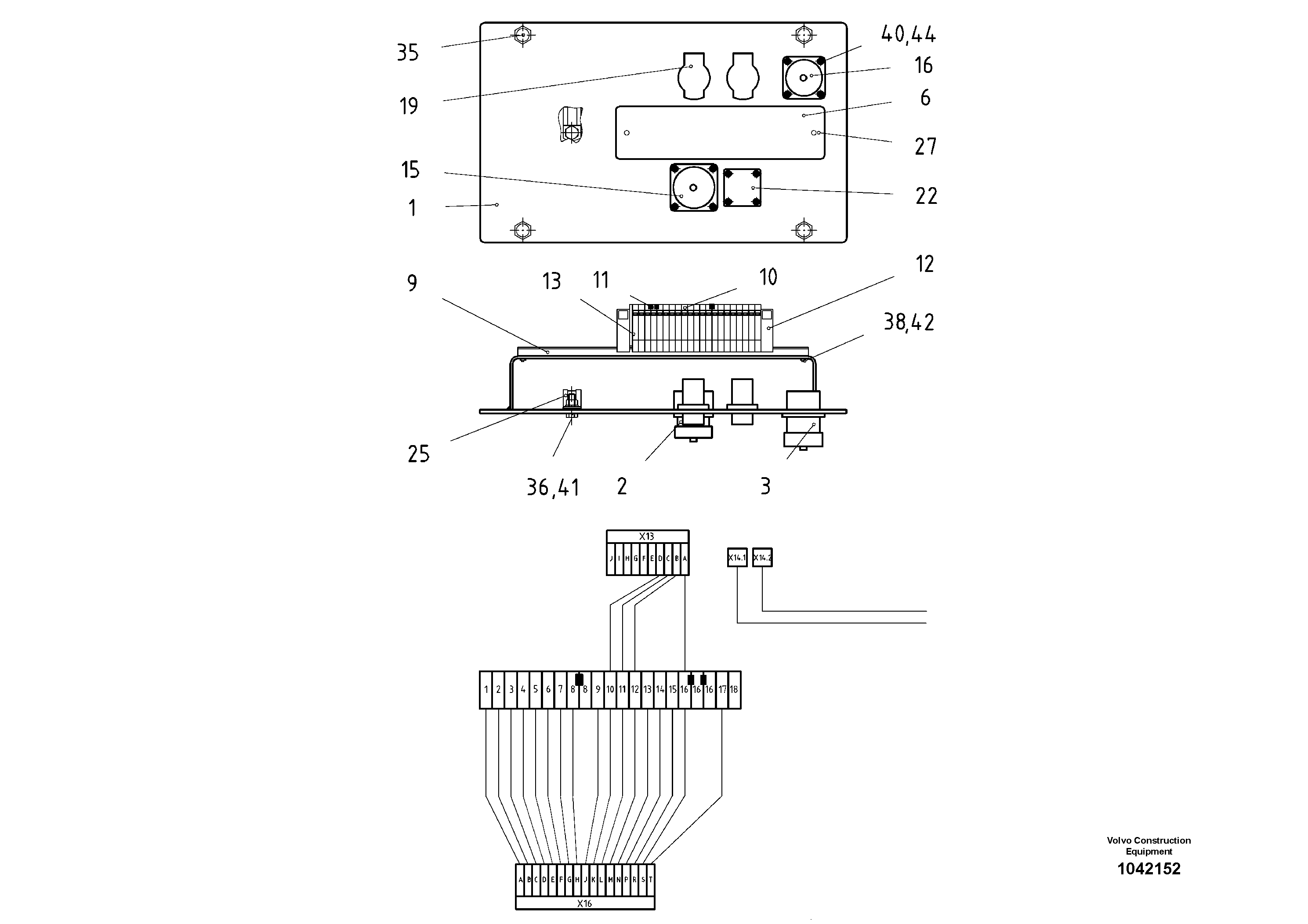 Схема запчастей Volvo ABG325 S/N 20941 - - 52750 Distributor 