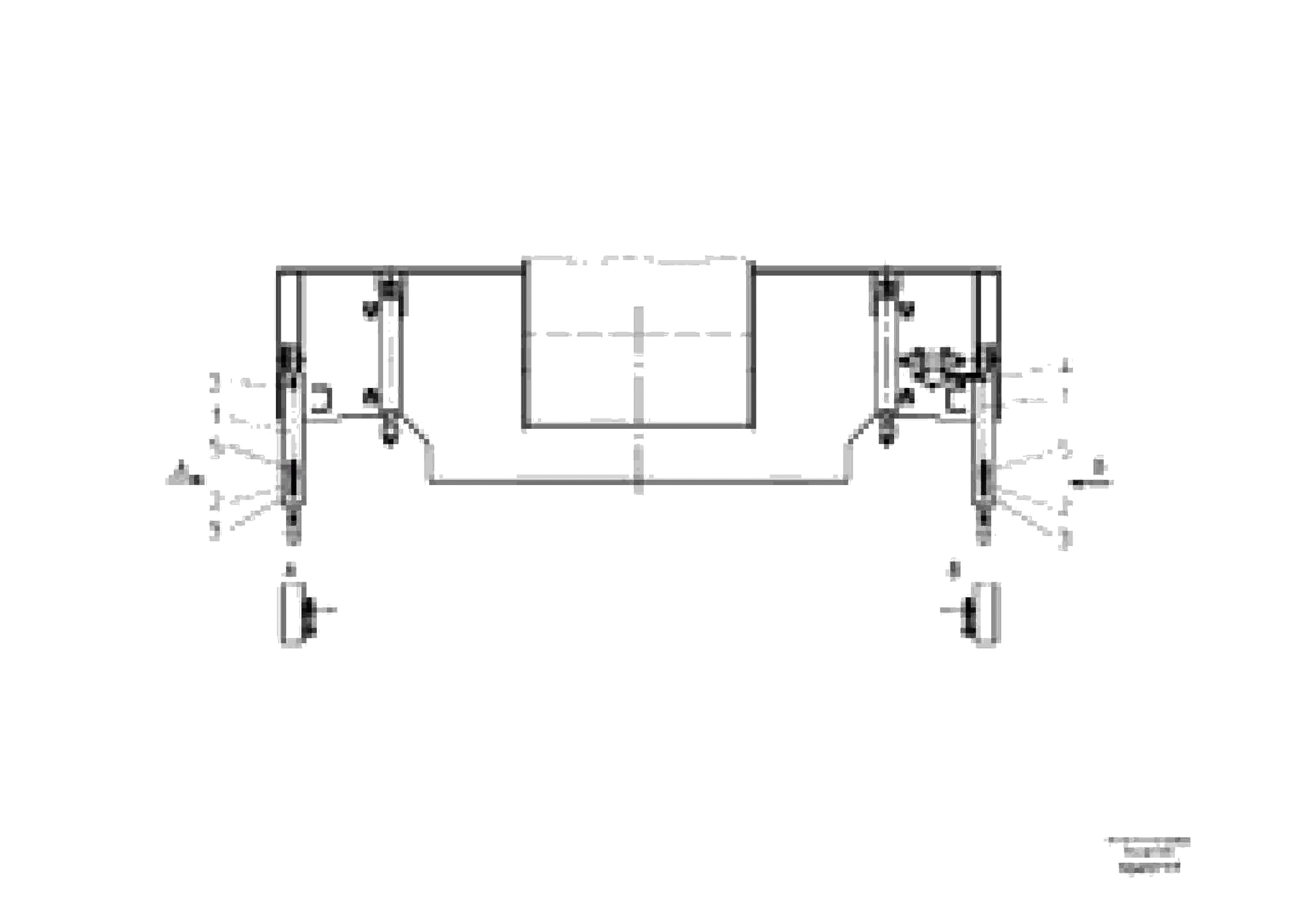 Схема запчастей Volvo ABG325 S/N 20941 - - 55035 Hydraulic Cylinder Levelling 
