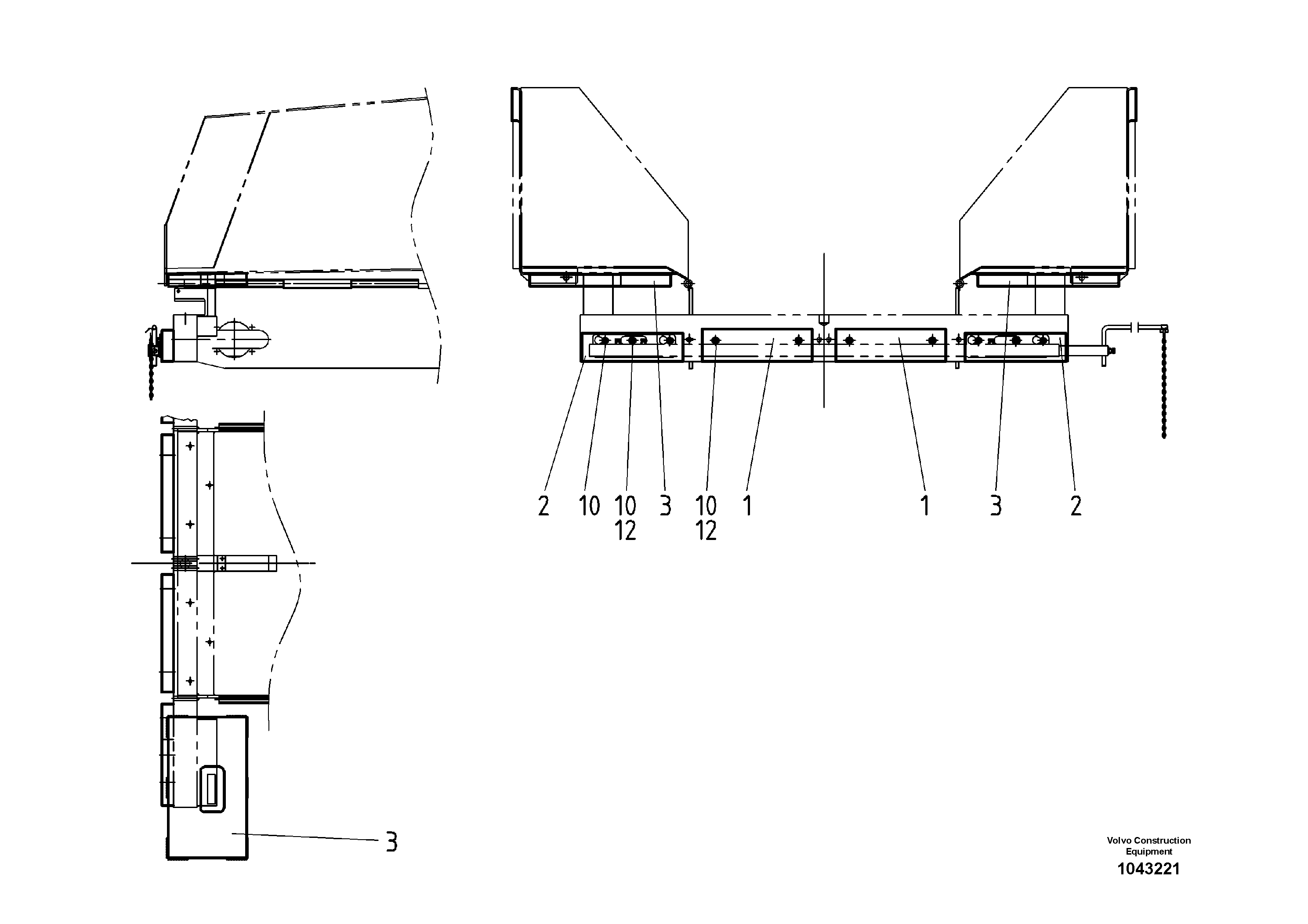 Схема запчастей Volvo ABG325 S/N 20941 - - 53068 Ballast 