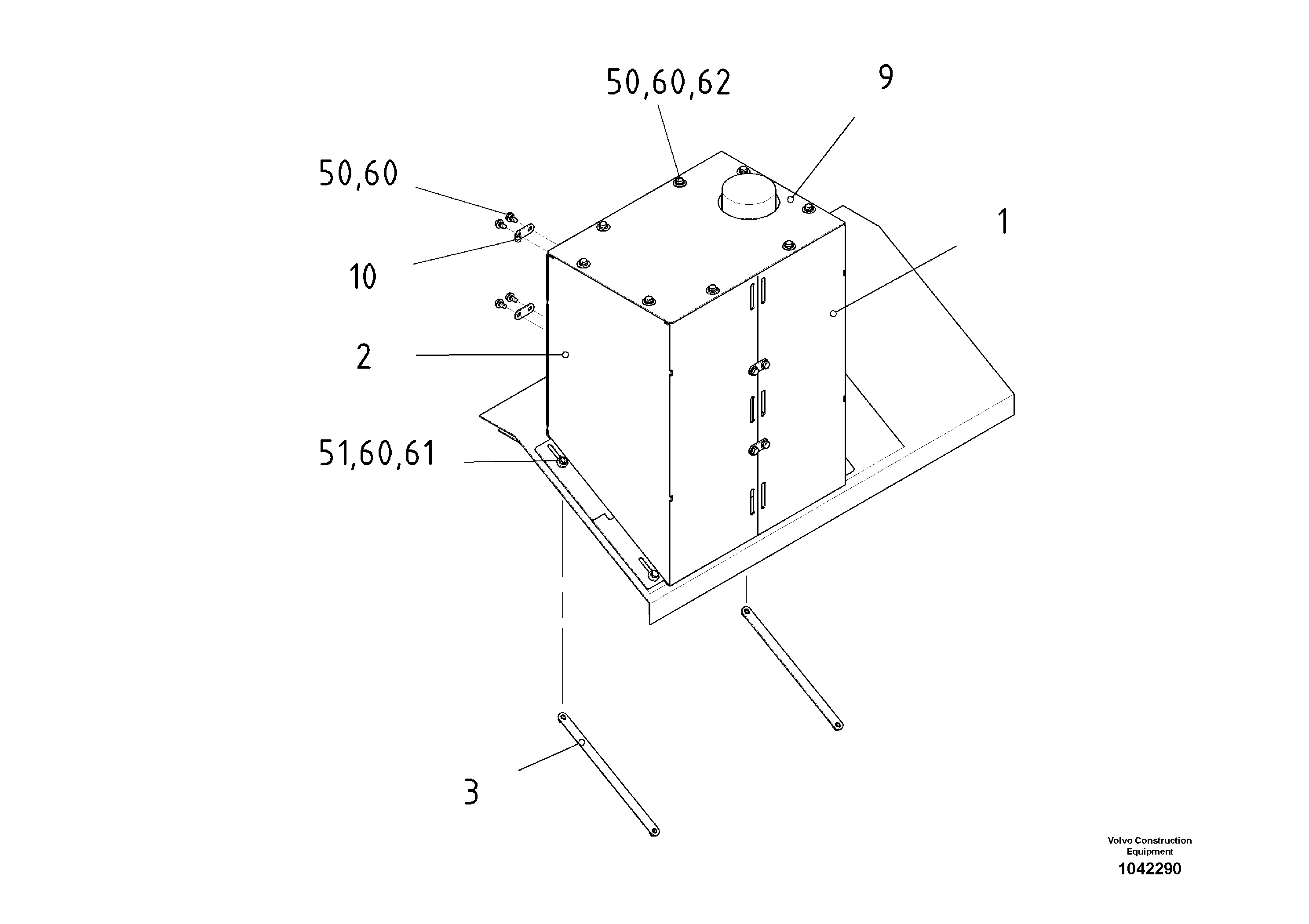 Схема запчастей Volvo ABG325 S/N 20941 - - 52913 Sound Absorber Cap 