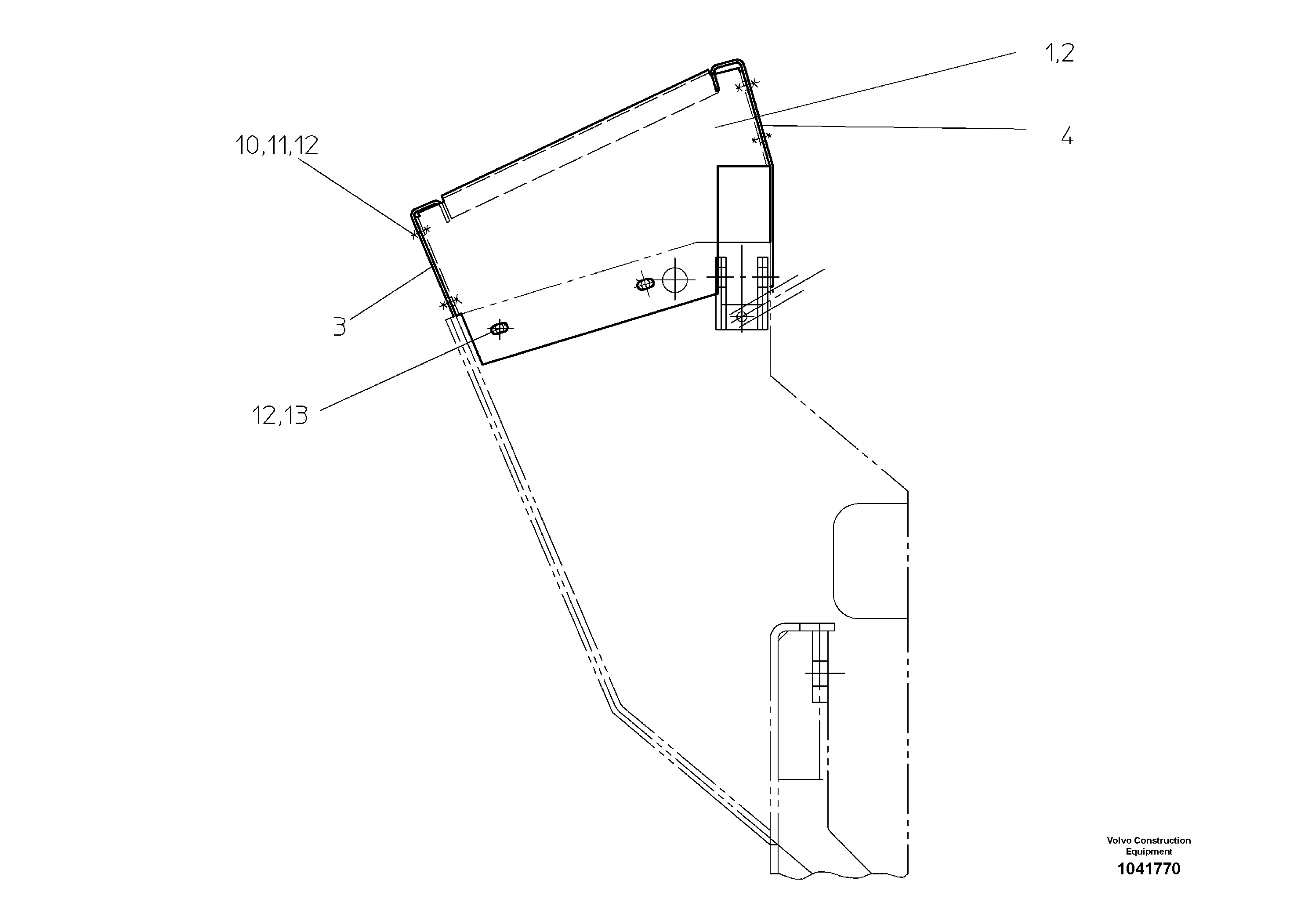 Схема запчастей Volvo ABG325 S/N 20941 - - 54851 Air Exit Cover 