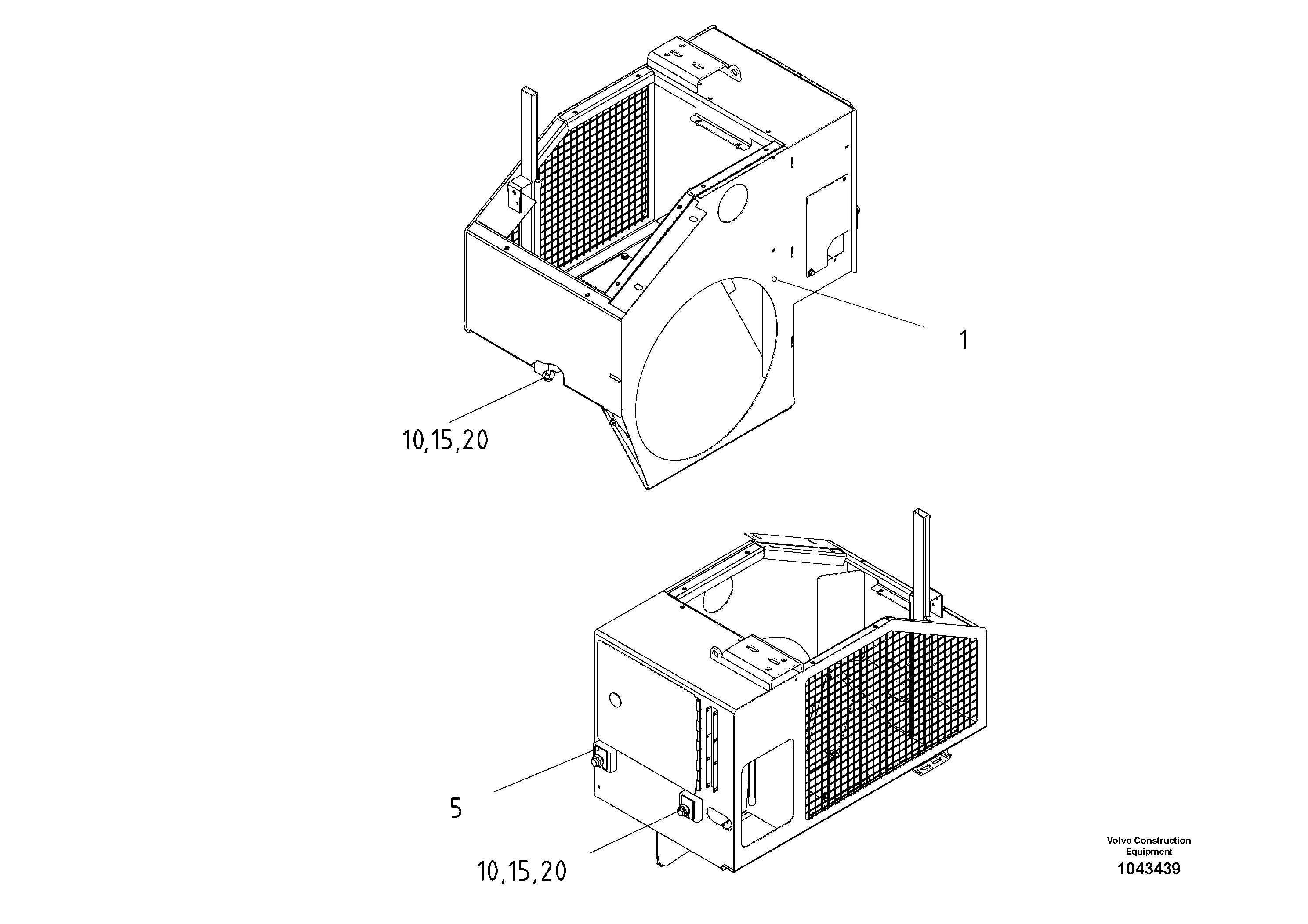 Схема запчастей Volvo ABG325 S/N 20941 - - 53072 Air Intake 