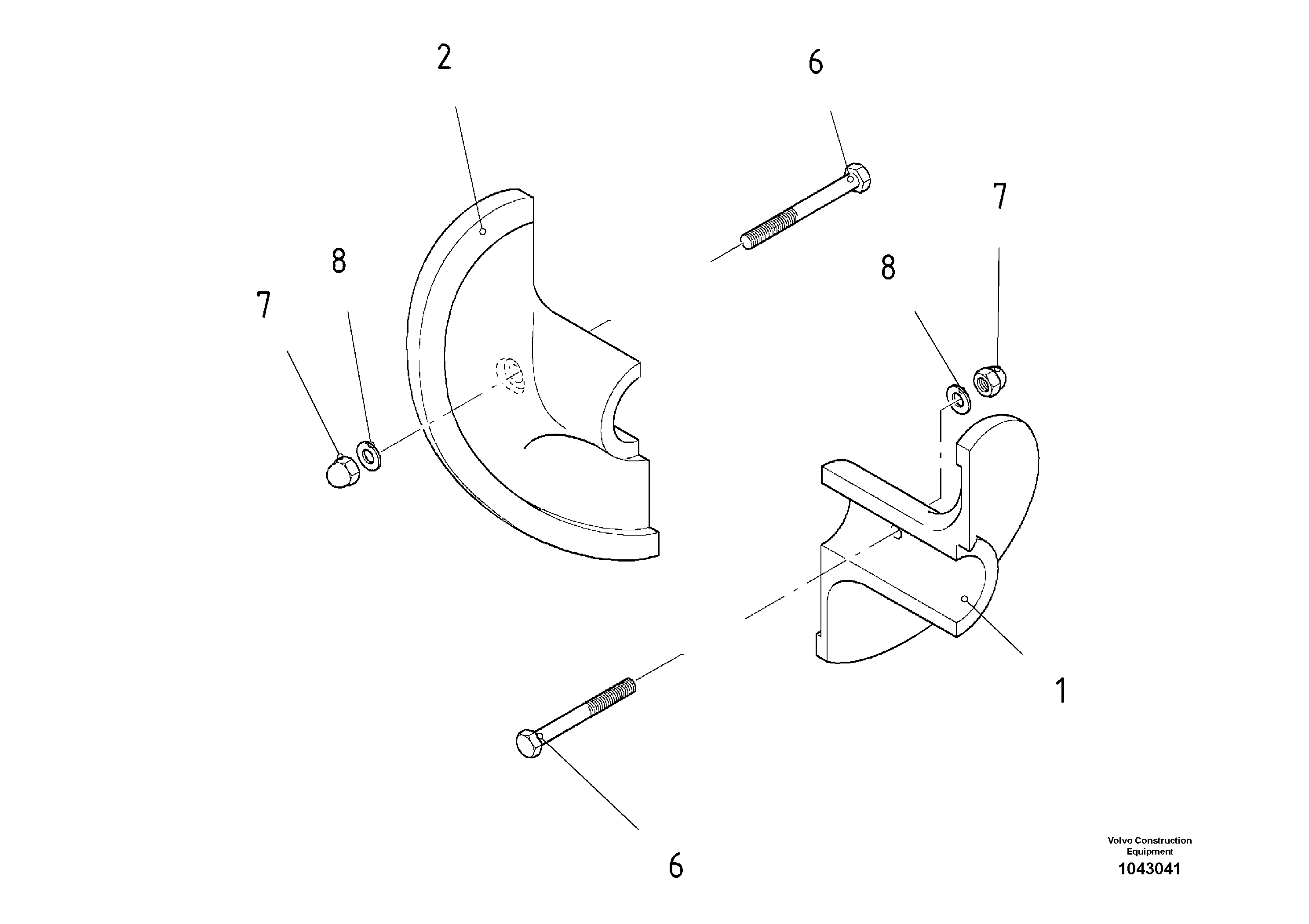Схема запчастей Volvo ABG2820 - 56926 Auger-flight Kit ABG2820 S/N 20814 -