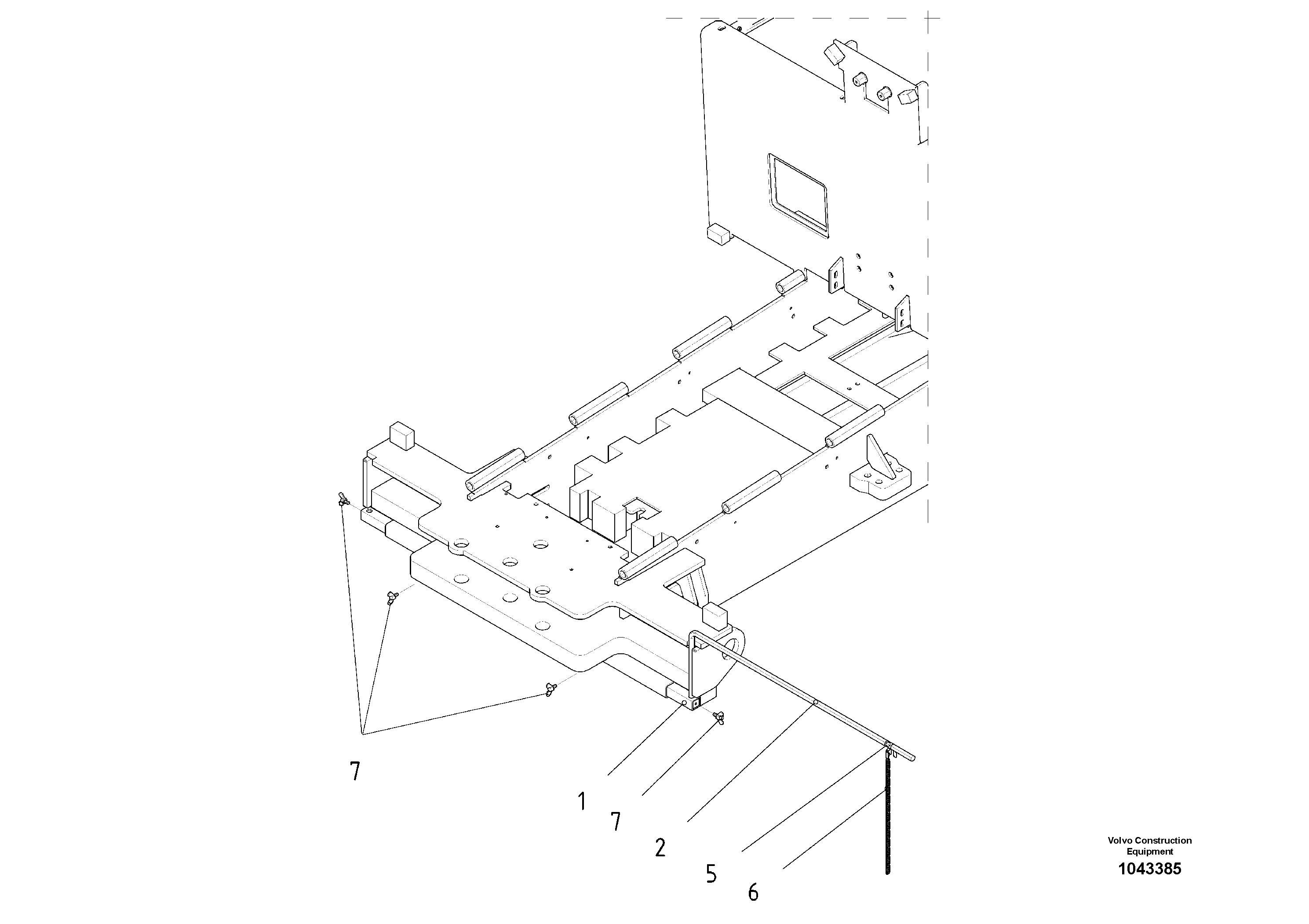 Схема запчастей Volvo ABG2820 - 57023 Direction indicator ABG2820 S/N 20814 -