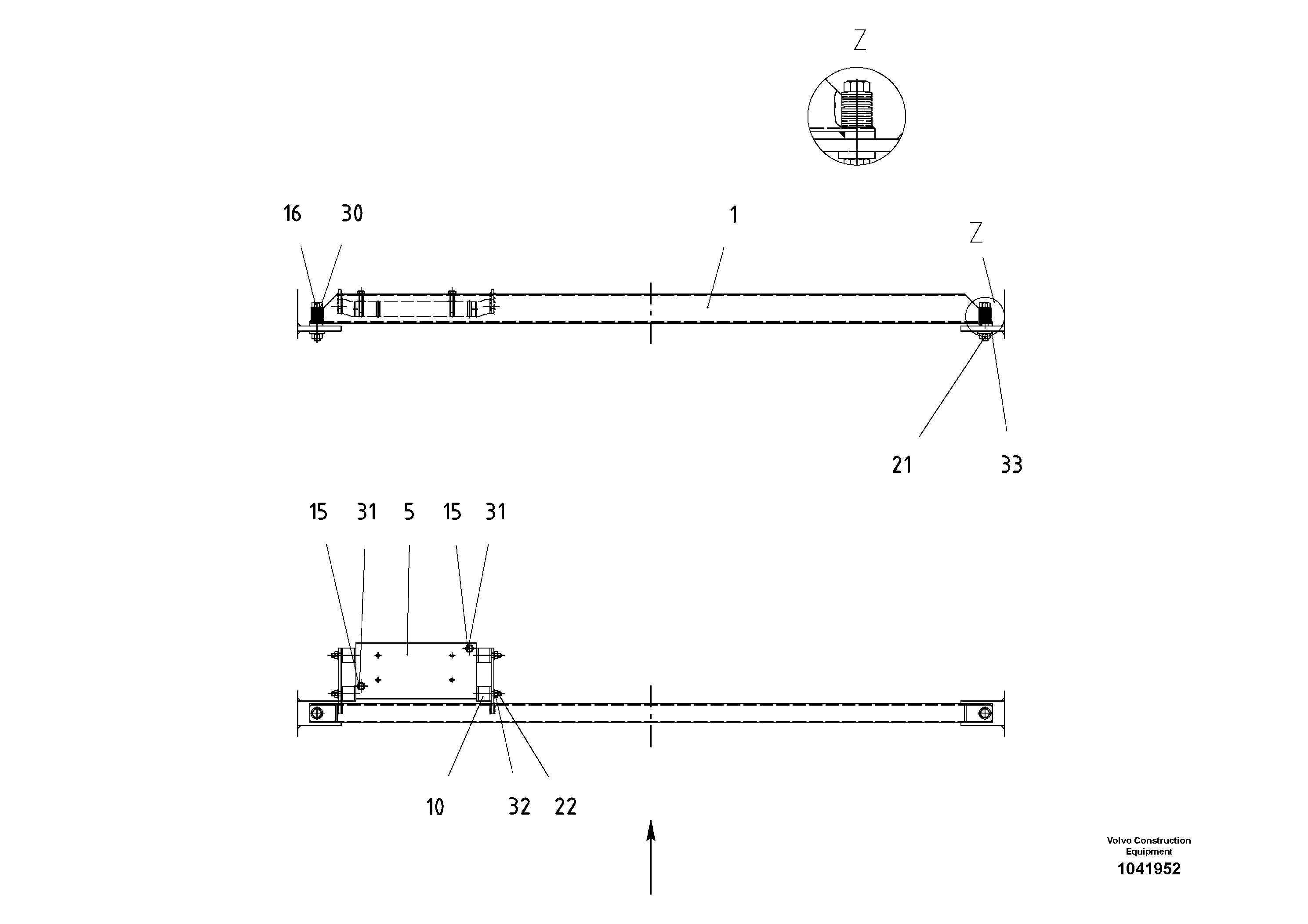 Схема запчастей Volvo ABG2820 - 51680 Support For Slope Control ABG2820 S/N 20814 -