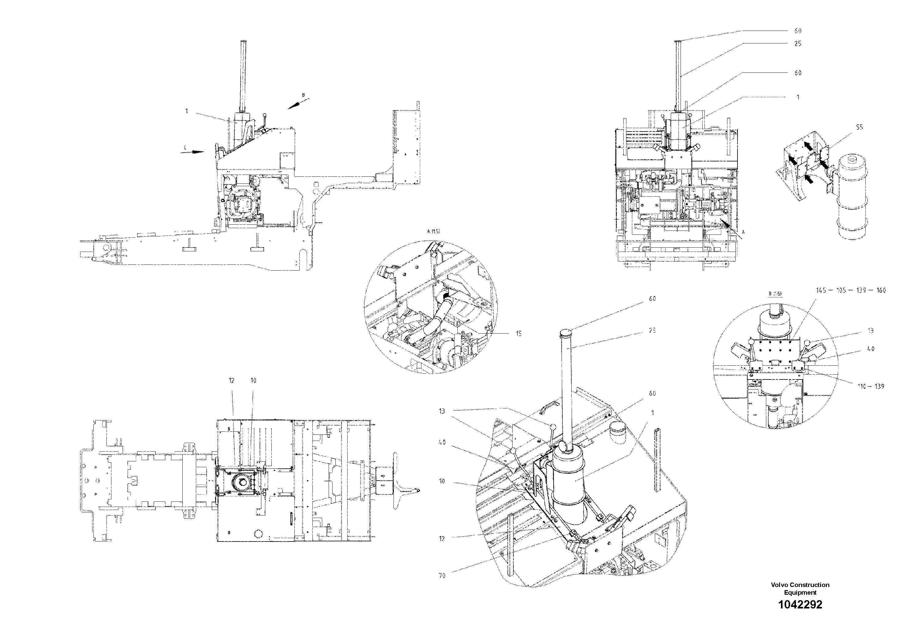 Схема запчастей Volvo ABG2820 - 74950 Diesel Exhaust Filter ABG2820 S/N 20814 -