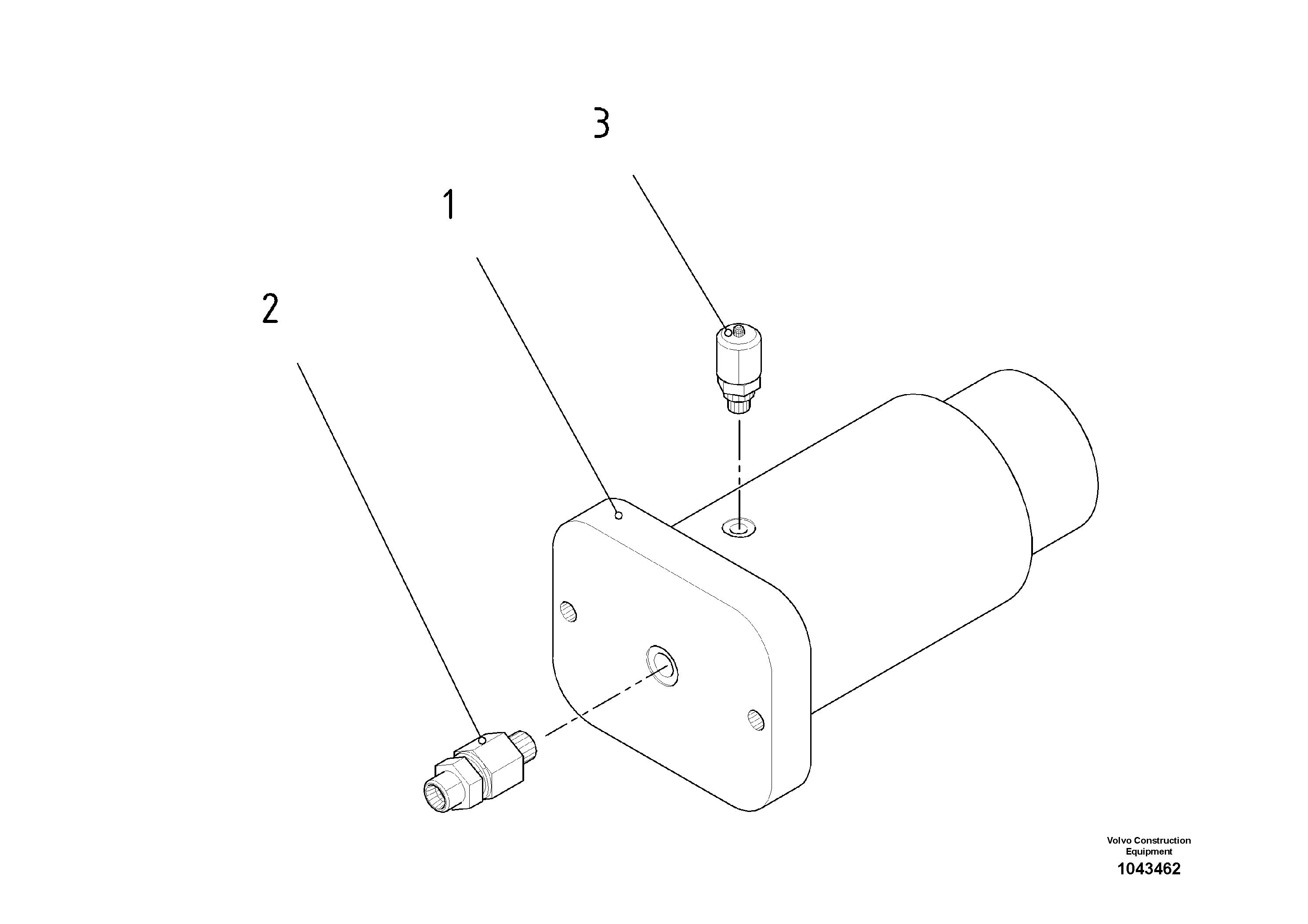 Схема запчастей Volvo ABG2820 - 53090 Adjuster Cylinder ABG2820 S/N 20814 -