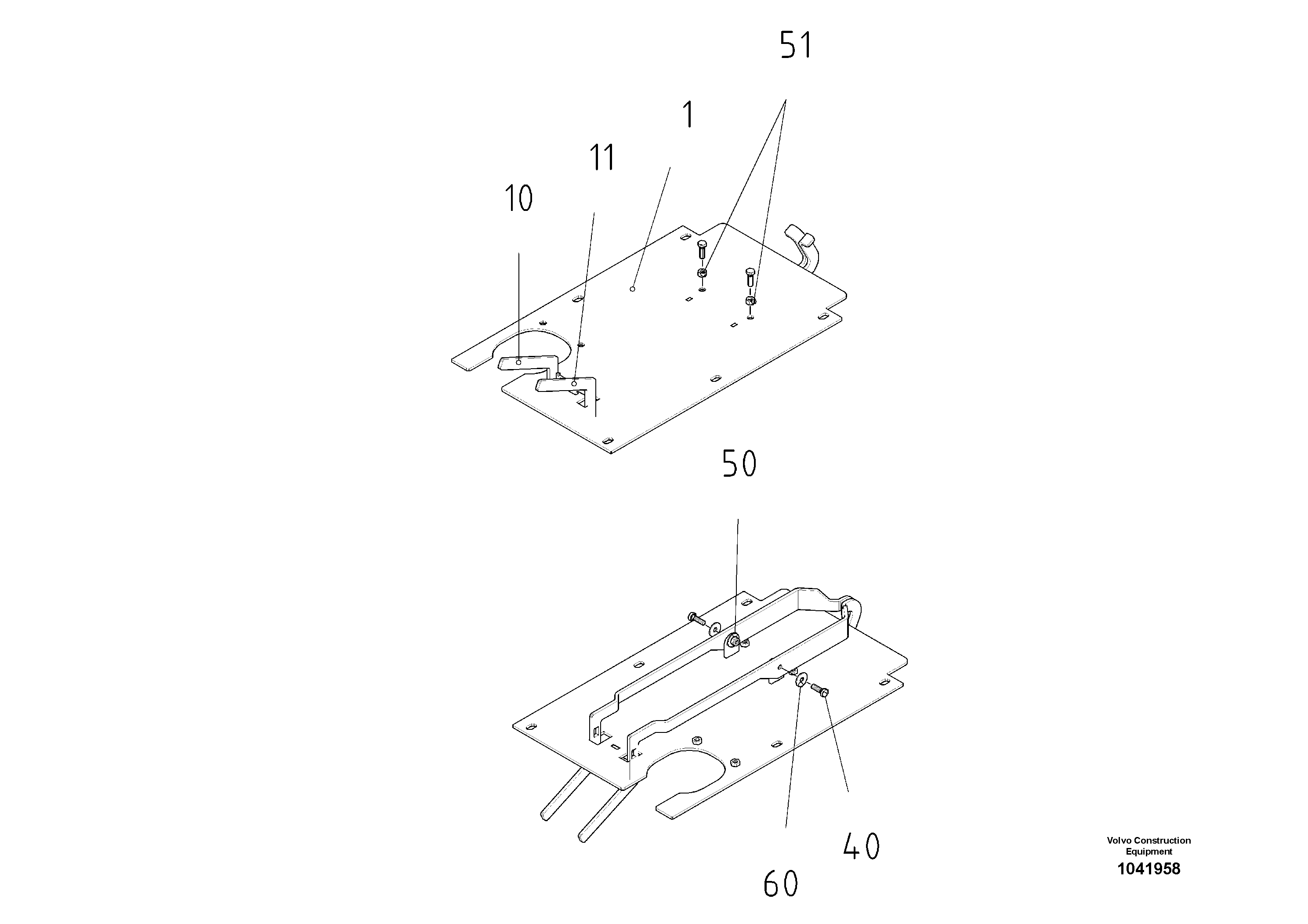Схема запчастей Volvo ABG2820 - 54217 Lever Unit ABG2820 S/N 20814 -