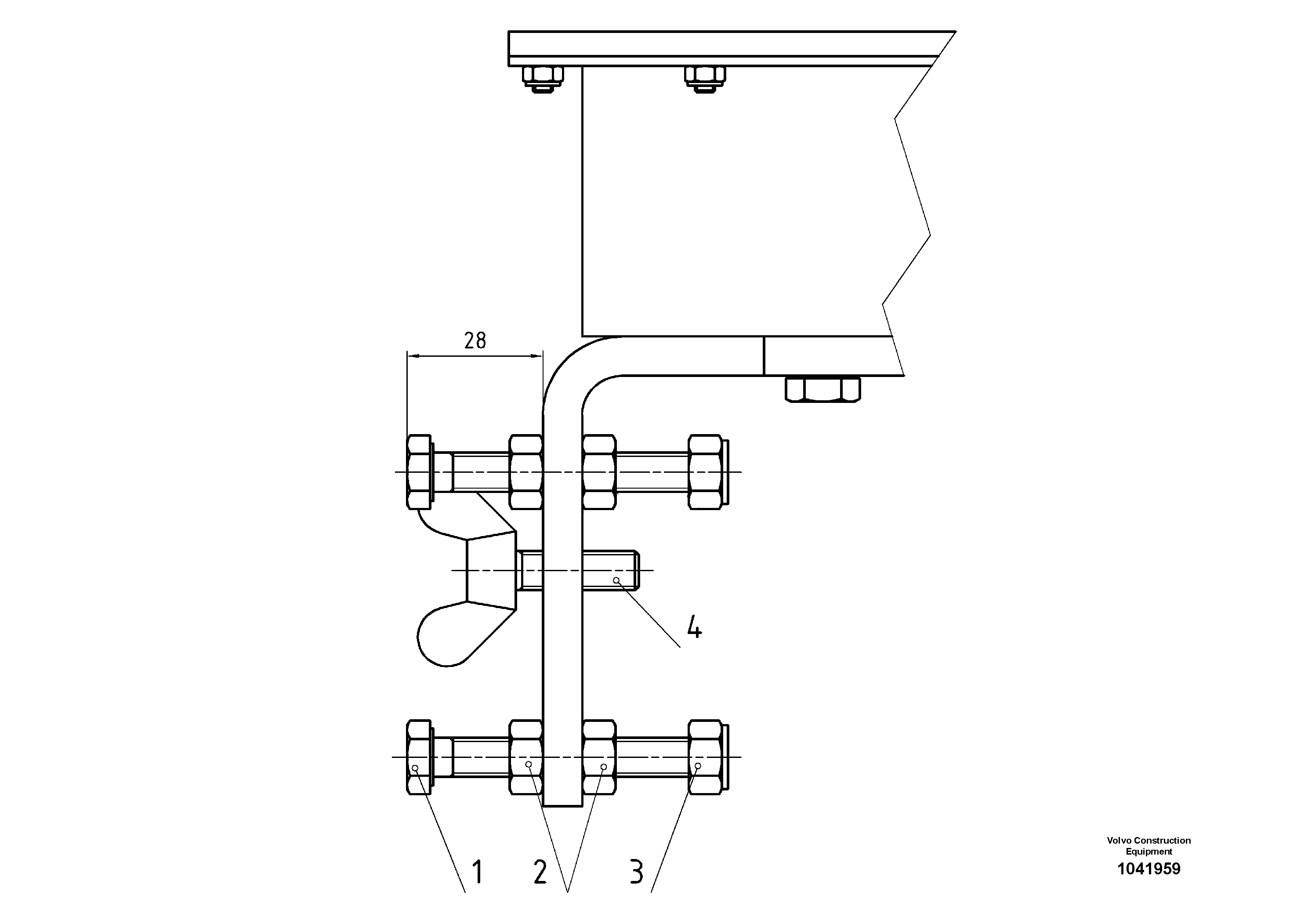 Схема запчастей Volvo ABG2820 - 54225 Kit Of Assembly External Control Panel ABG2820 S/N 20814 -