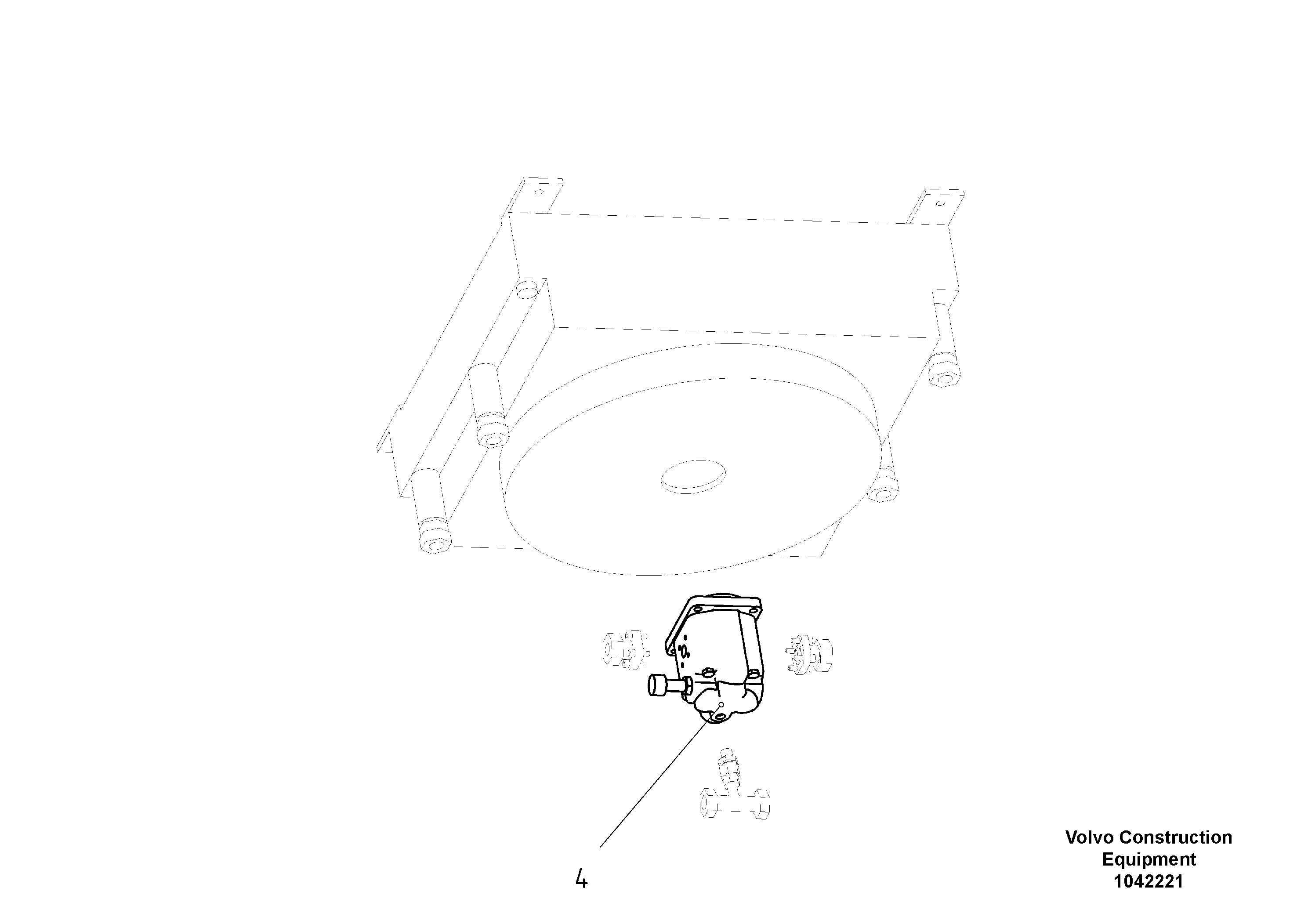 Схема запчастей Volvo ABG2820 - 53786 Hydraulic diagram ABG2820 S/N 20814 -