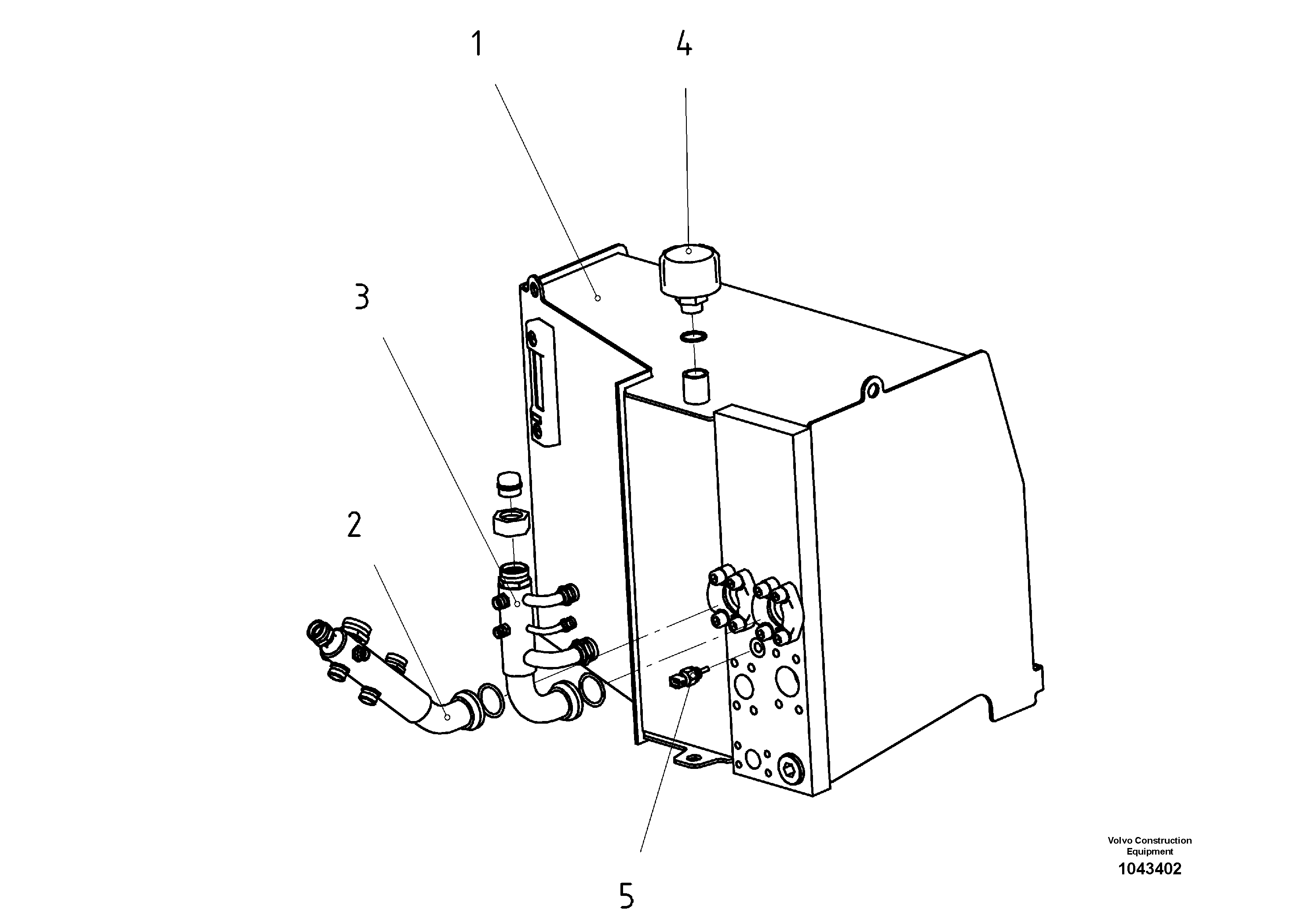 Схема запчастей Volvo ABG2820 - 56995 Hydraulic diagram ABG2820 S/N 20814 -