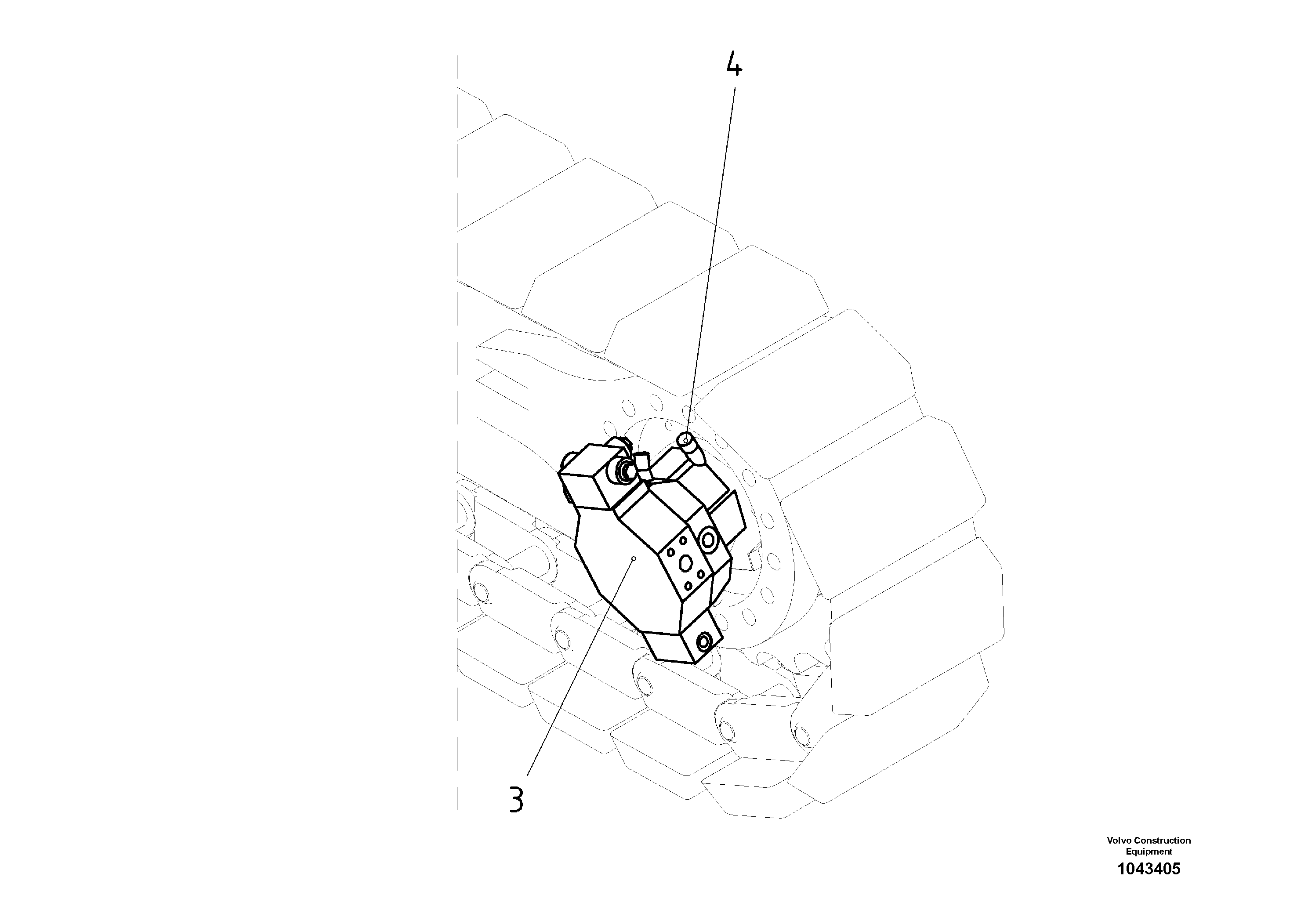 Схема запчастей Volvo ABG2820 - 56998 Hydraulic diagram ABG2820 S/N 20814 -